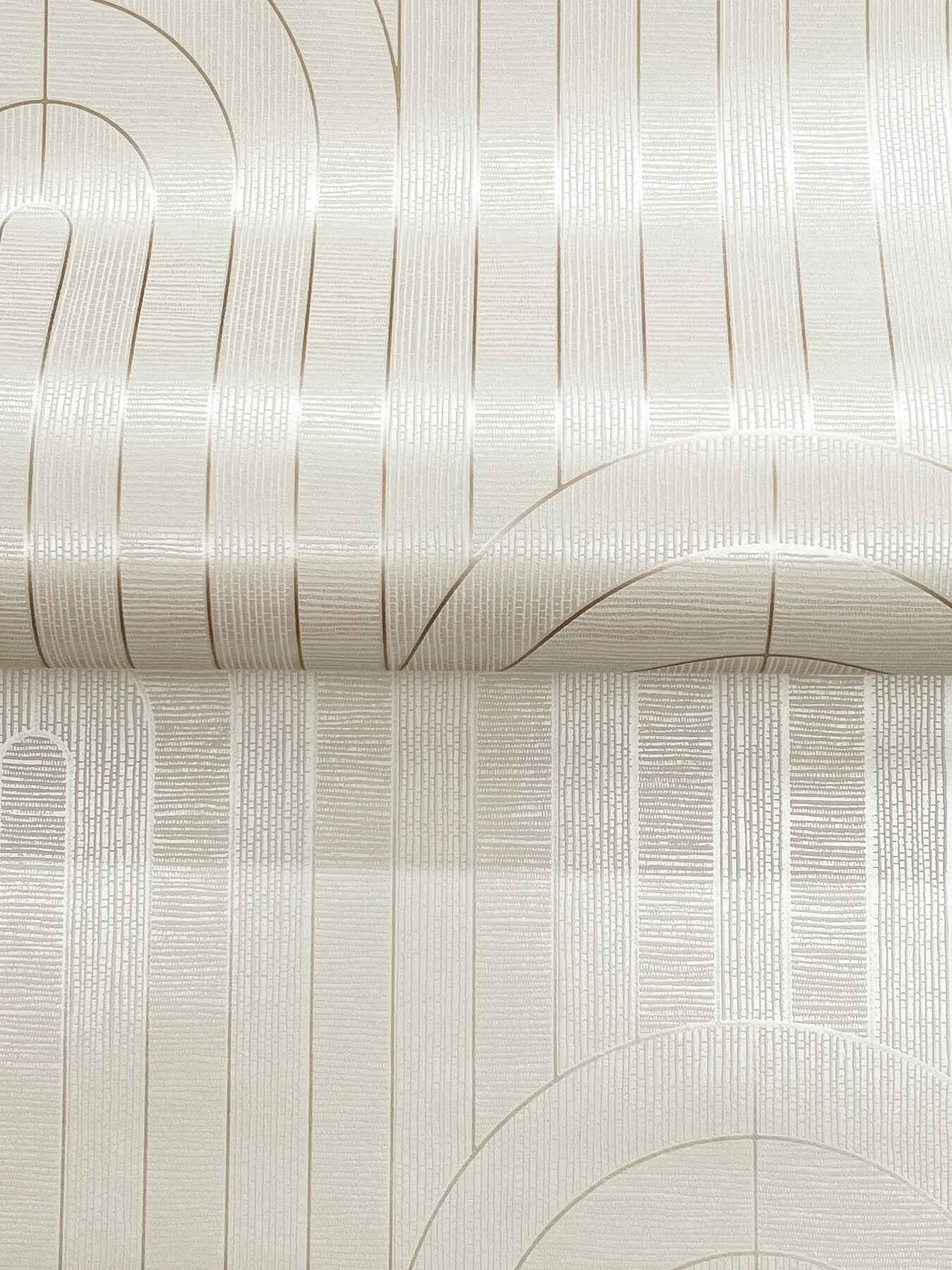 Declan Neutral Textured Arches Wallpaper - York Wallcoverings - 4198-27826 - York Wallcoverings Wallpaper