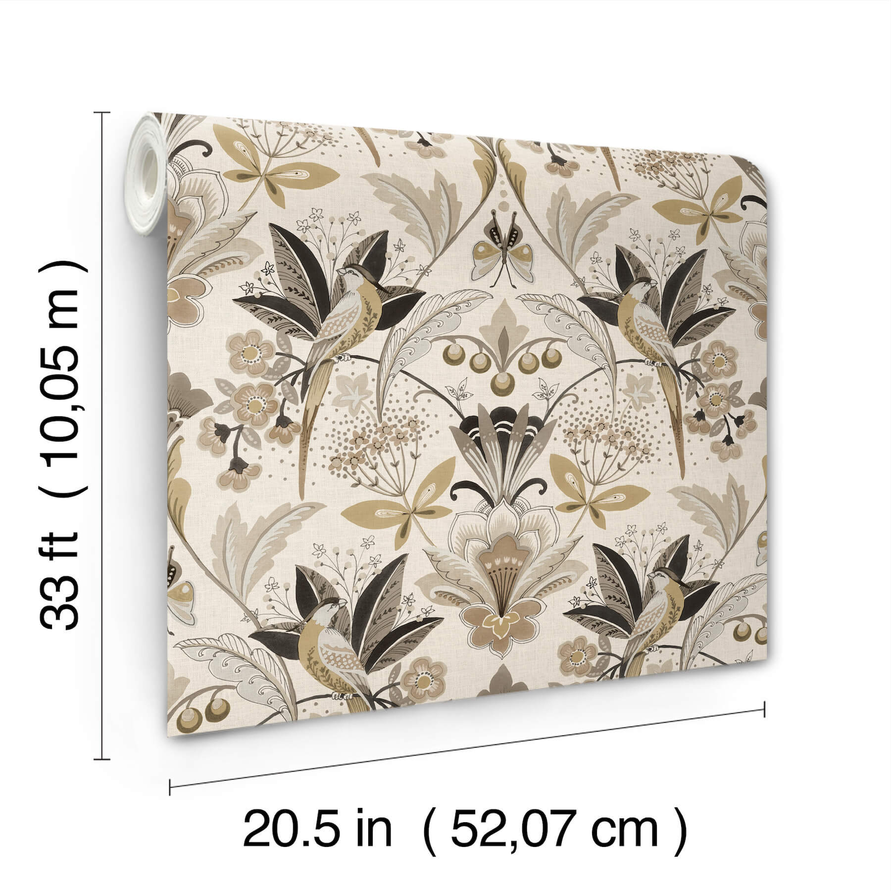 bernadette-black-garden-wilderness-wallpaper-york-wallcoverings-4198-27834 - York Wallcoverings Wallpaper