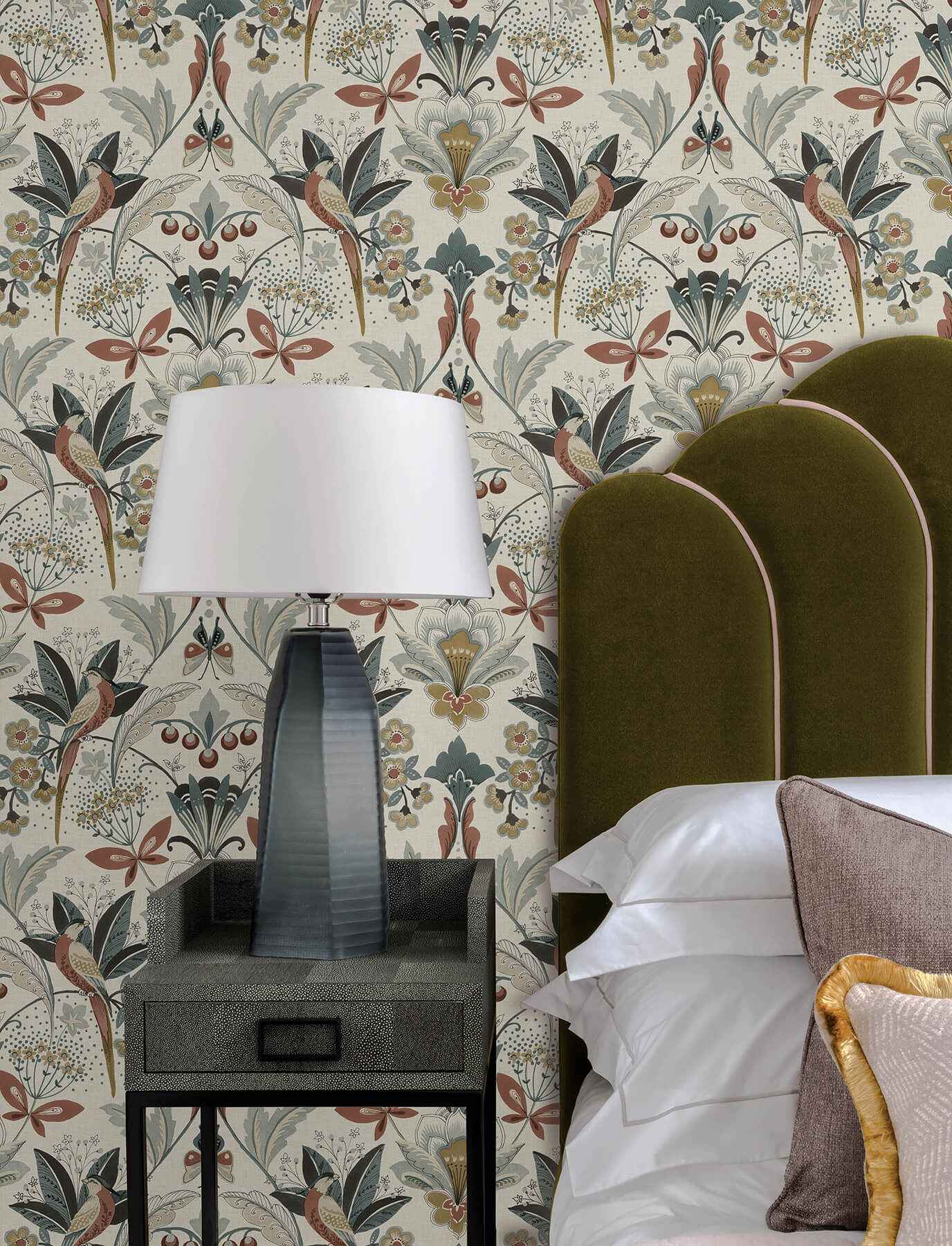 Bernadette Rose Garden Wilderness Wallpaper - York Wallcoverings - 4198-27837 - York Wallcoverings Wallpaper
