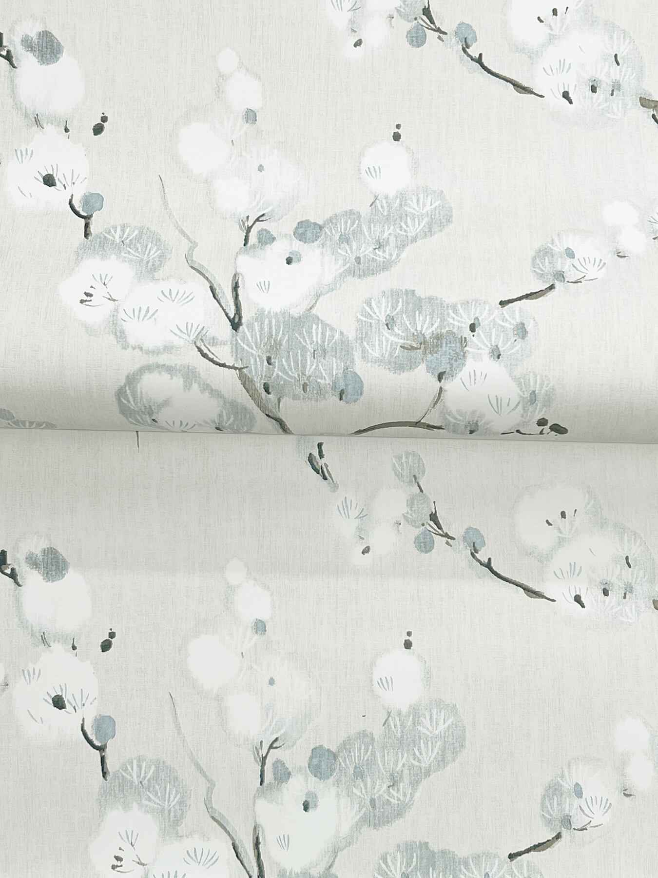 Bliss Sky Blue Blossom Wallpaper - York Wallcoverings - 4198-27844 - York Wallcoverings Wallpaper