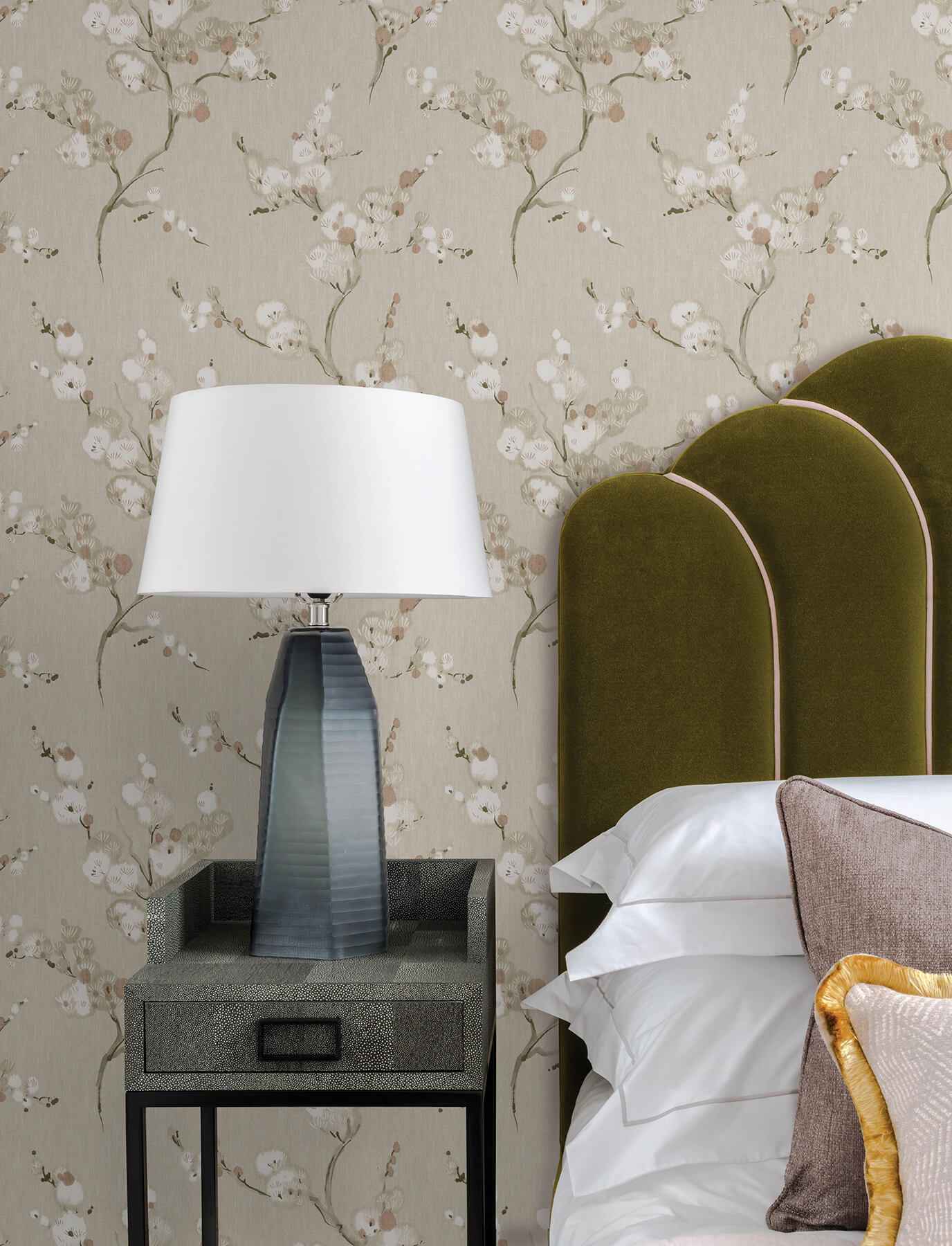 Bliss Rose Blossom Wallpaper - York Wallcoverings - 4198-27845 - York Wallcoverings Wallpaper