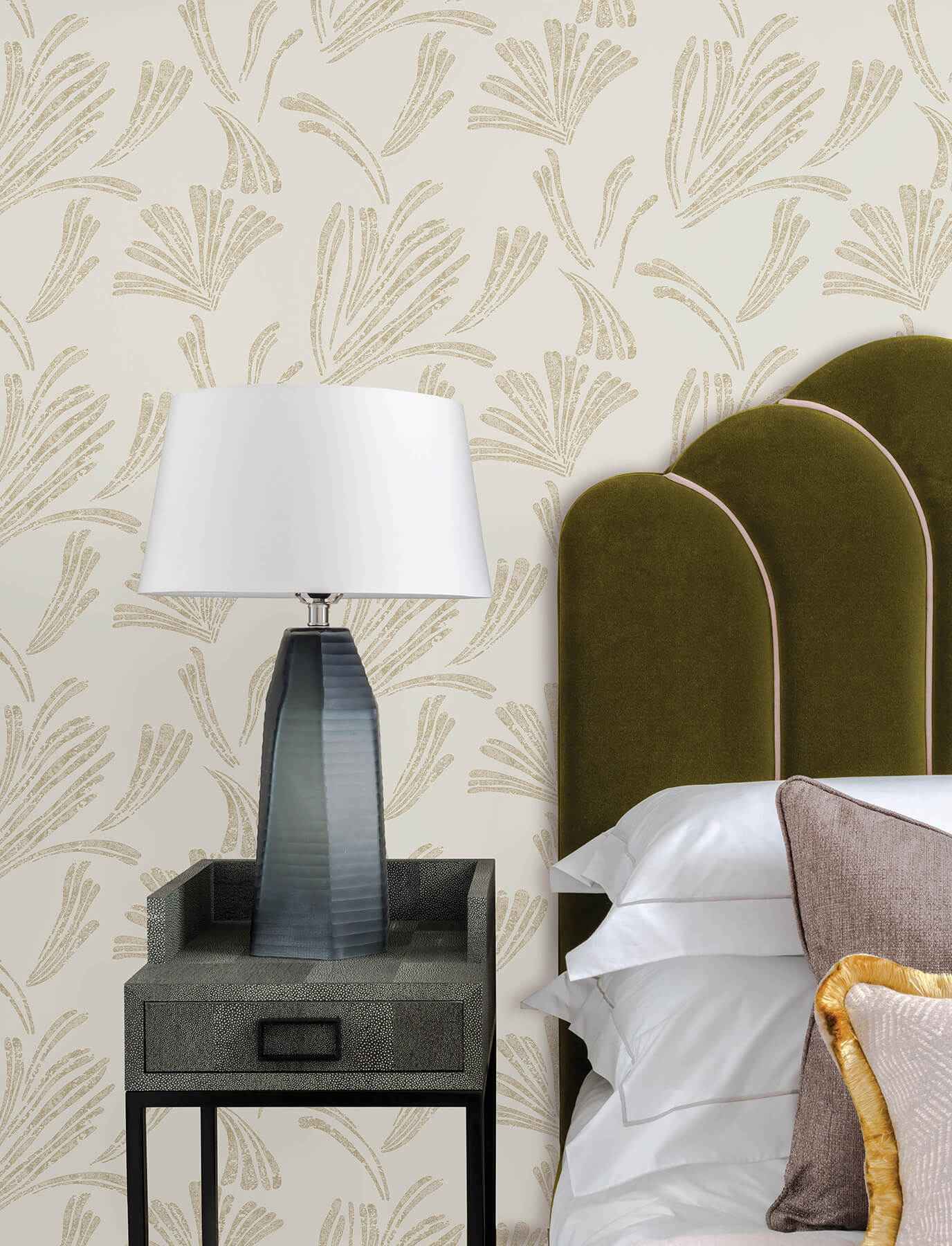 Ermine Gold Abstract Wallpaper - York Wallcoverings - 4198-83470 - York Wallcoverings Wallpaper