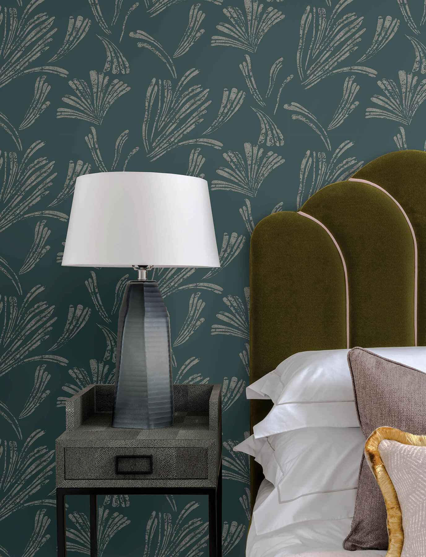 Ermine Teal Abstract Wallpaper - York Wallcoverings - 4198-83474 - York Wallcoverings Wallpaper