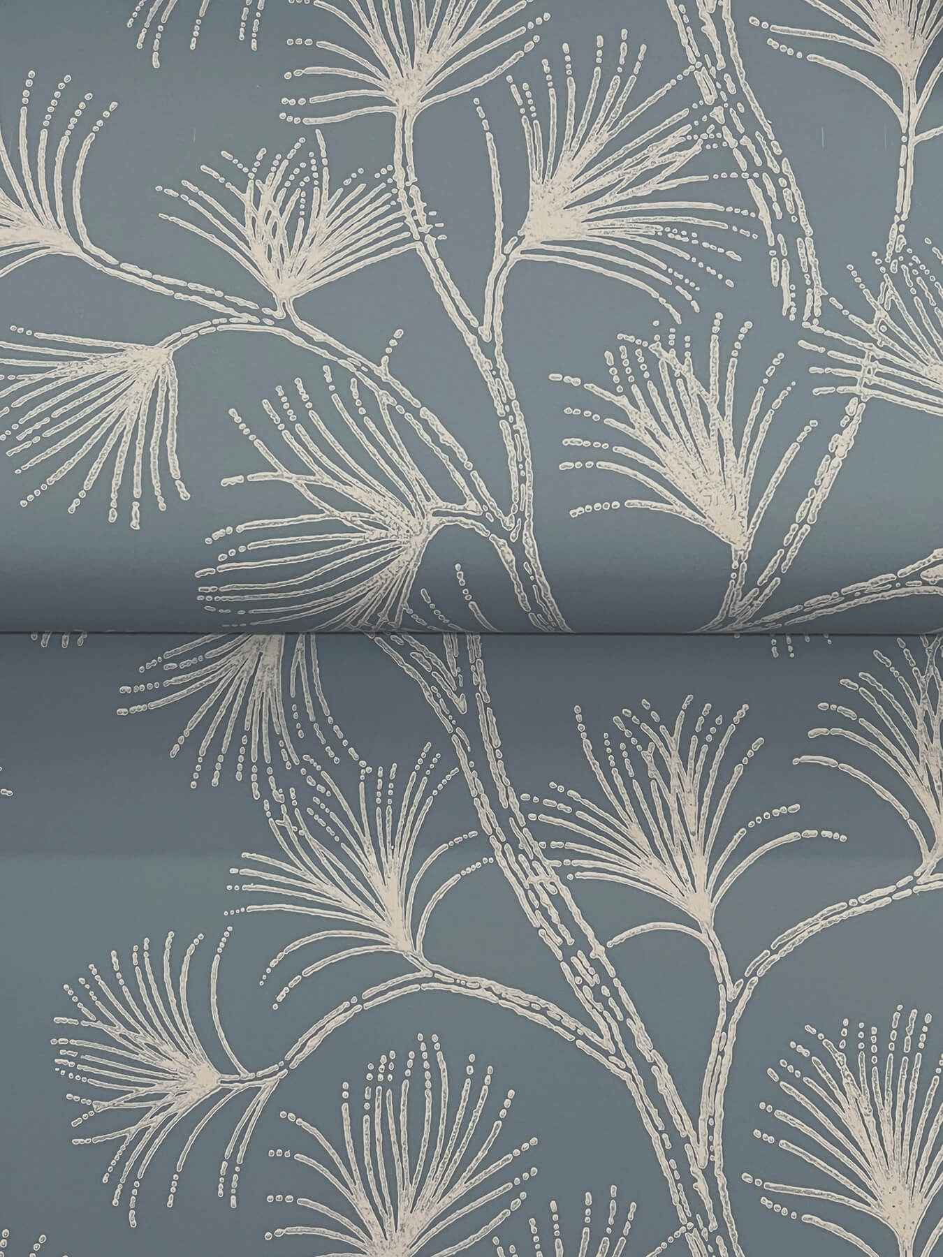 Kismine Slate Botanical Trail Wallpaper - York Wallcoverings - 4198-83479 - York Wallcoverings Wallpaper