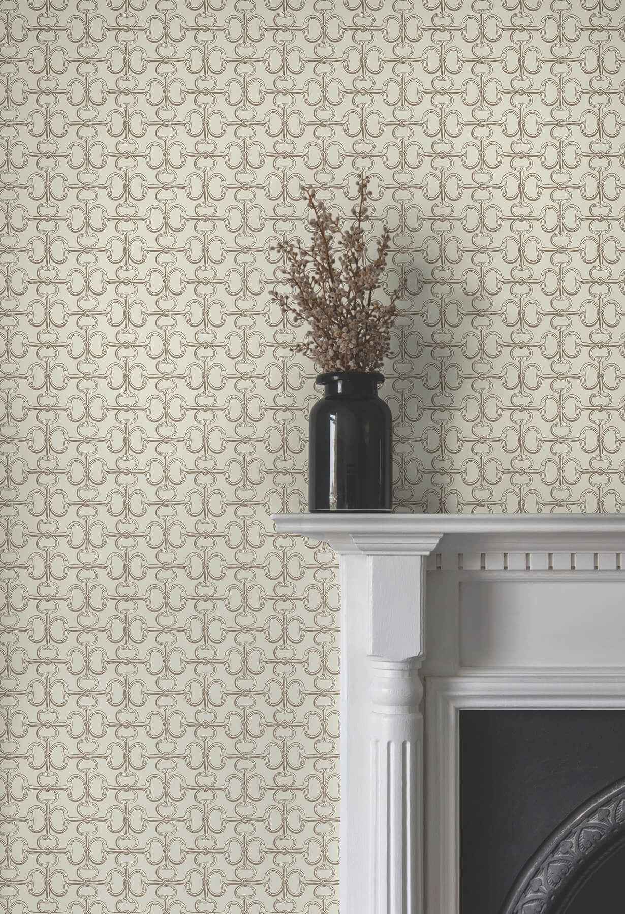 Polo Beige Horse Bits Wallpaper - York Wallcoverings - 4211-83508 - York Wallcoverings Wallpaper