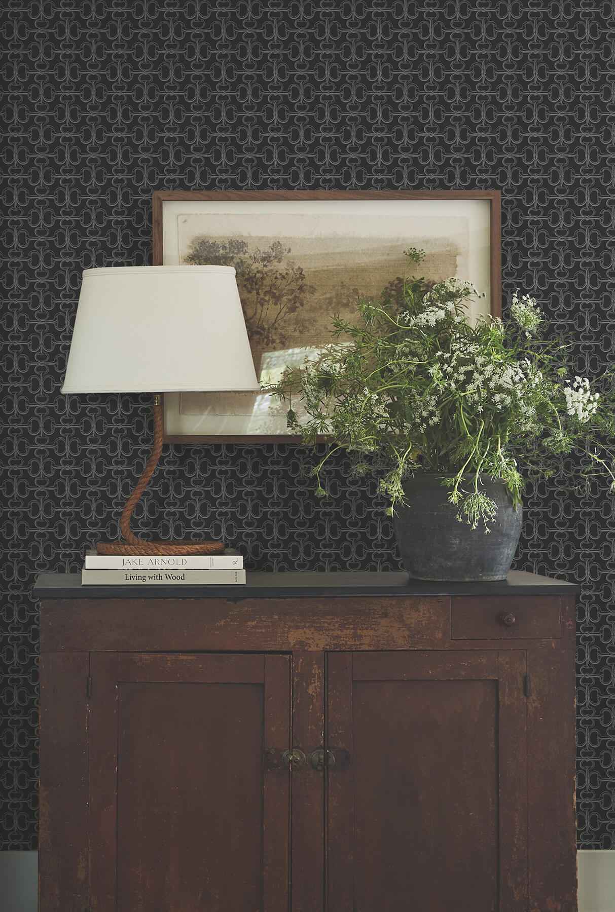 Polo Black Horse Bits Wallpaper - York Wallcoverings - 4211-83510 - York Wallcoverings Wallpaper