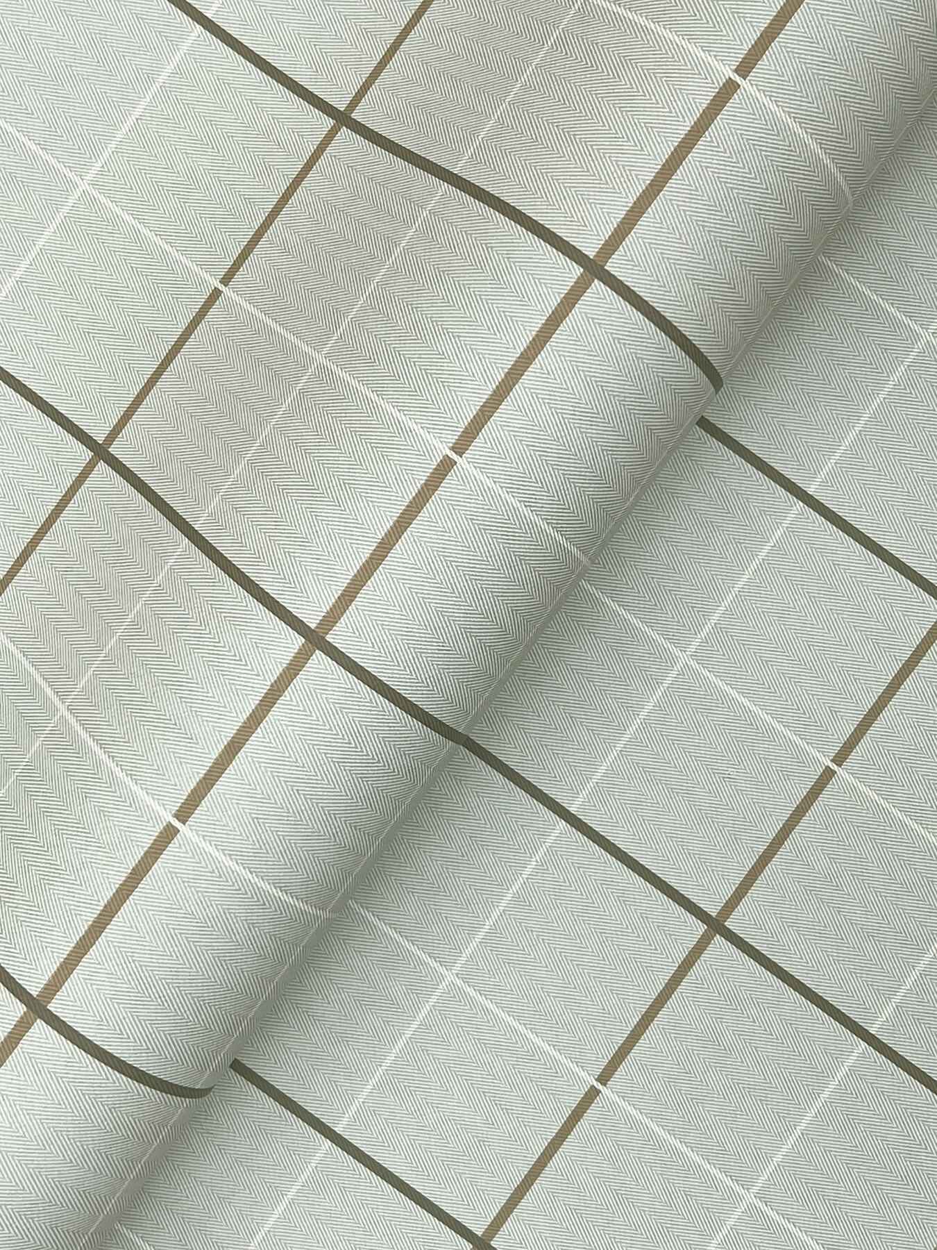 Tattersall Sage Plaid Wallpaper - York Wallcoverings - 4211-83517 - York Wallcoverings Wallpaper