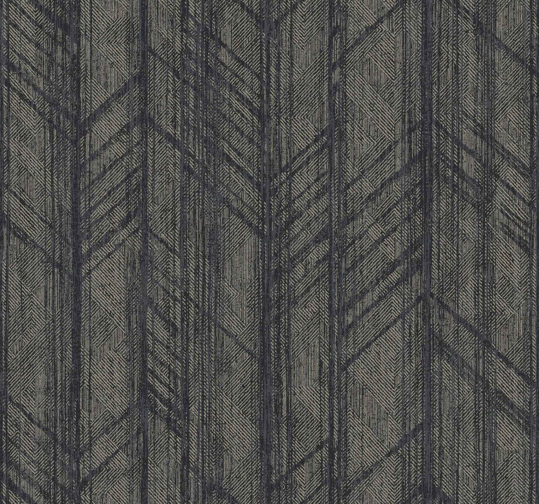 Winthrop Slate Geometric Wallpaper - York Wallcoverings - 4211-83520 - York Wallcoverings Wallpaper