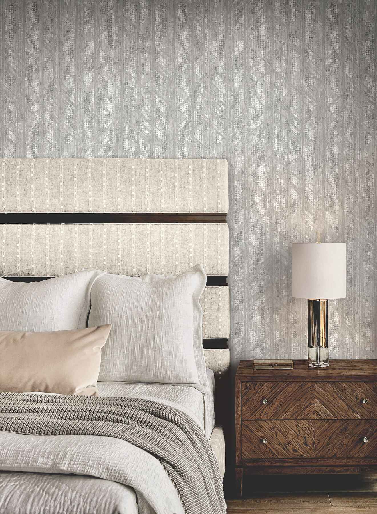 Winthrop Grey Geometric Wallpaper - York Wallcoverings - 4211-83521 - York Wallcoverings Wallpaper