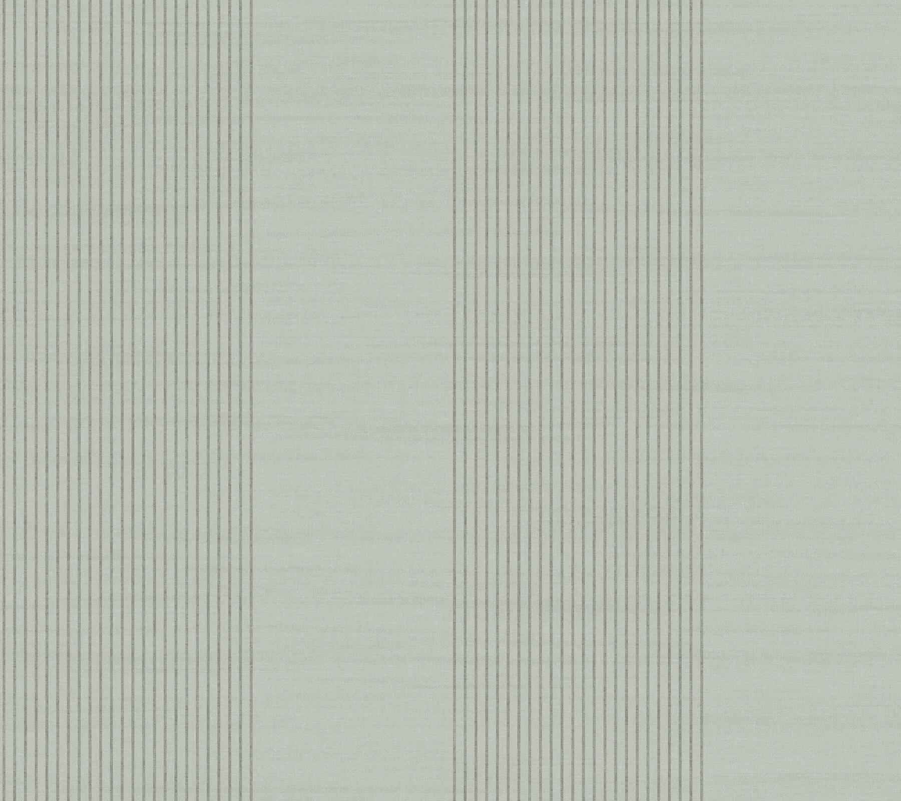Archer Stripe Sage Faux Linen Wallpaper - York Wallcoverings - 4211-83530 - York Wallcoverings Wallpaper