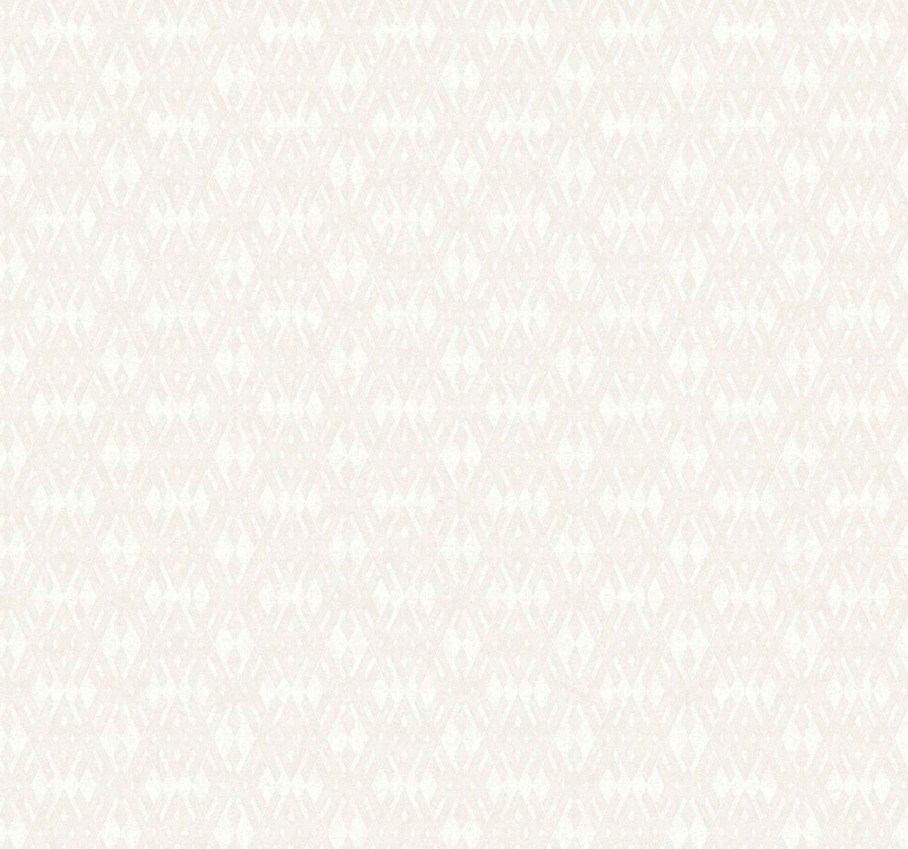 Radcliffe Beige Diamond Motif Wallpaper - York Wallcoverings - 4211-83544