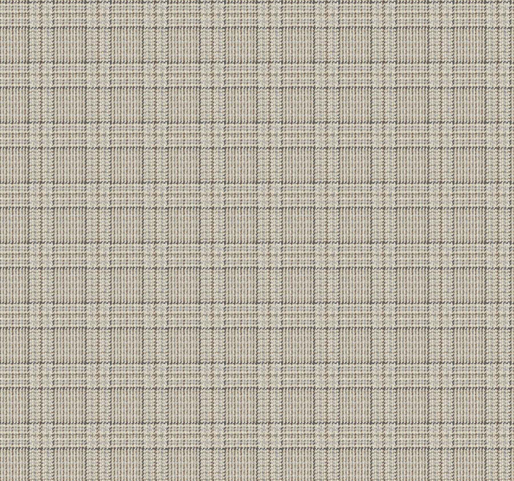 Harrington Plaid Light Brown Glen Check - York Wallcoverings - 4211-83554