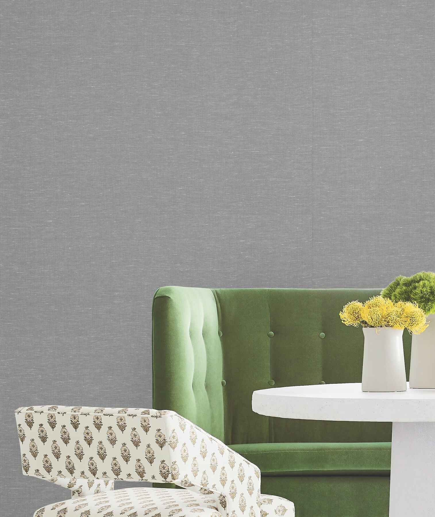 Hempfield Weave Sea Green Loomed Wallpaper - York Wallcoverings - LL4352 - York Wallcoverings Wallpaper