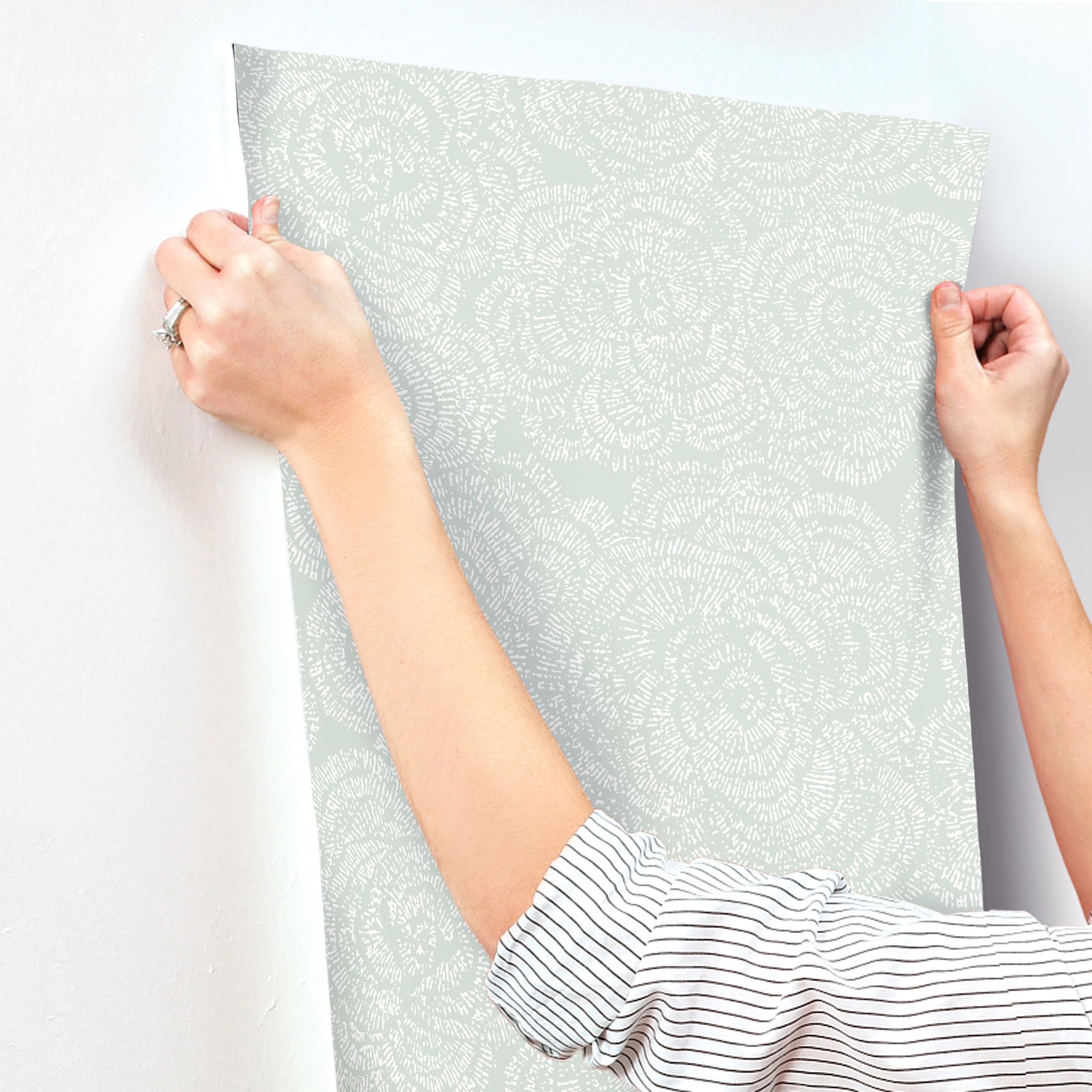 ambroise-seafoam-abstract-floral-wallpaper-york-wallcoverings-4197-27851 - York Wallcoverings Wallpaper