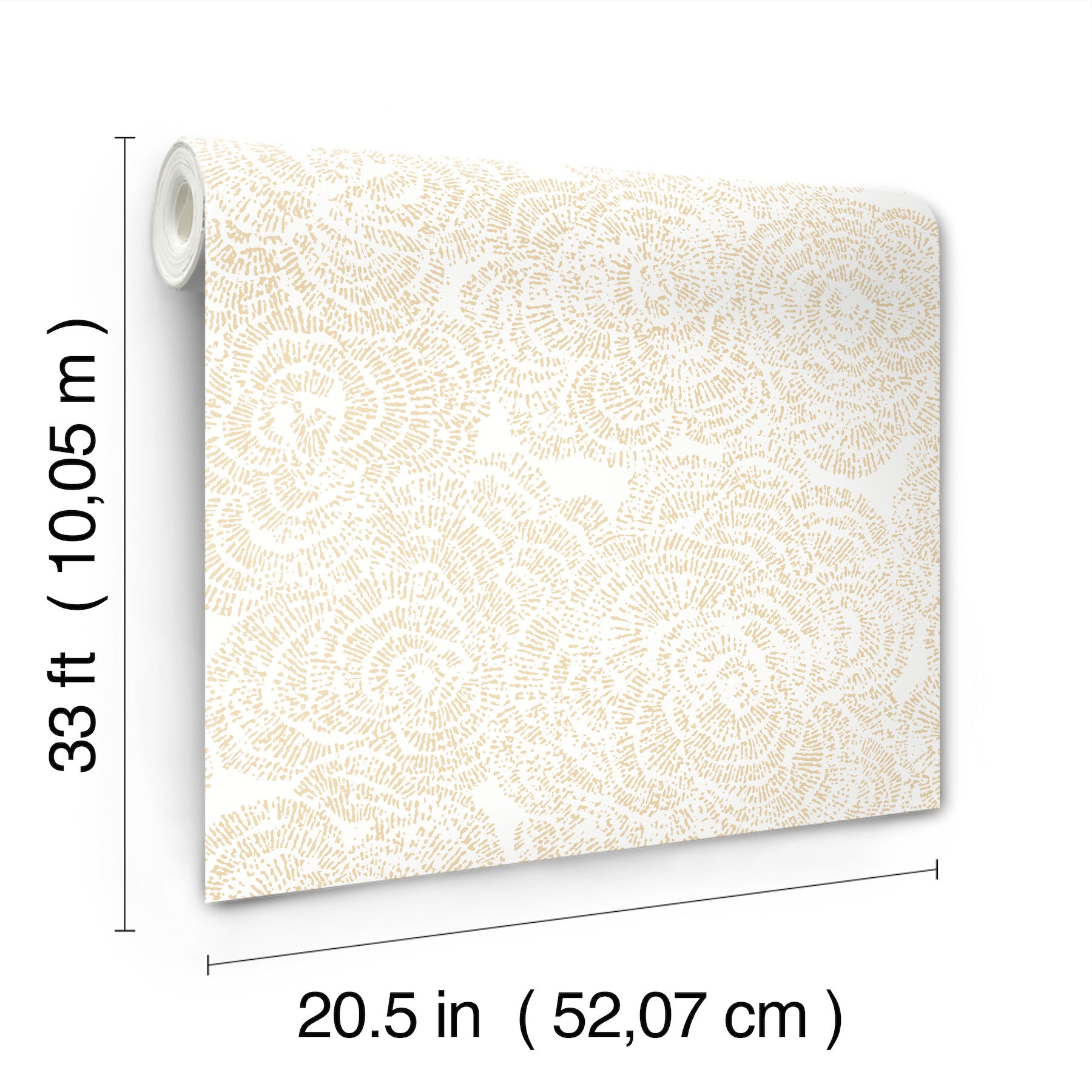 ambroise-butter-abstract-floral-wallpaper-york-wallcoverings-4197-27853 - York Wallcoverings Wallpaper