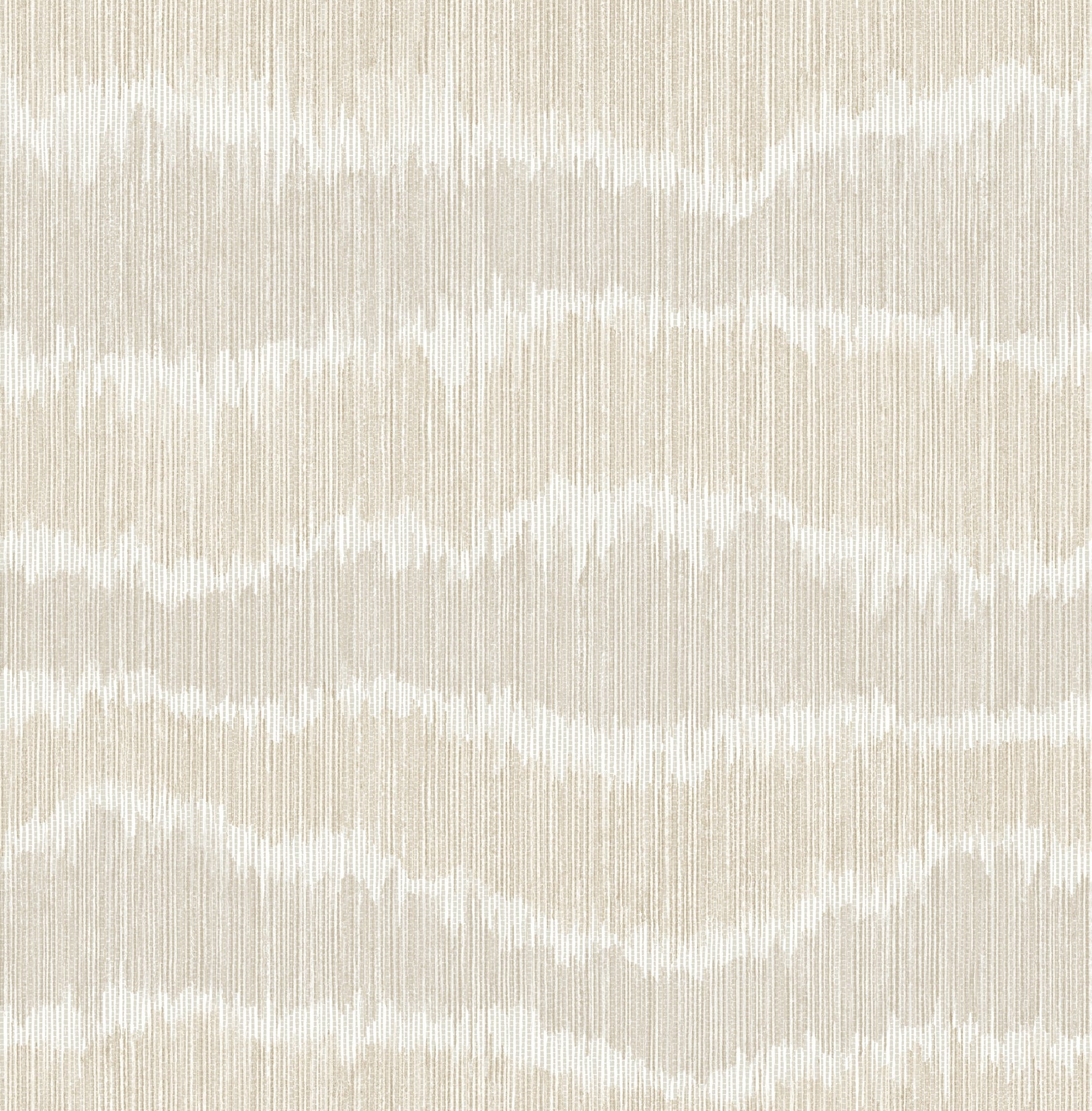 Wiggle Neutral Ikat Stripe Wallpaper - York Wallcoverings - 4197-27867 - York Wallcoverings Wallpaper