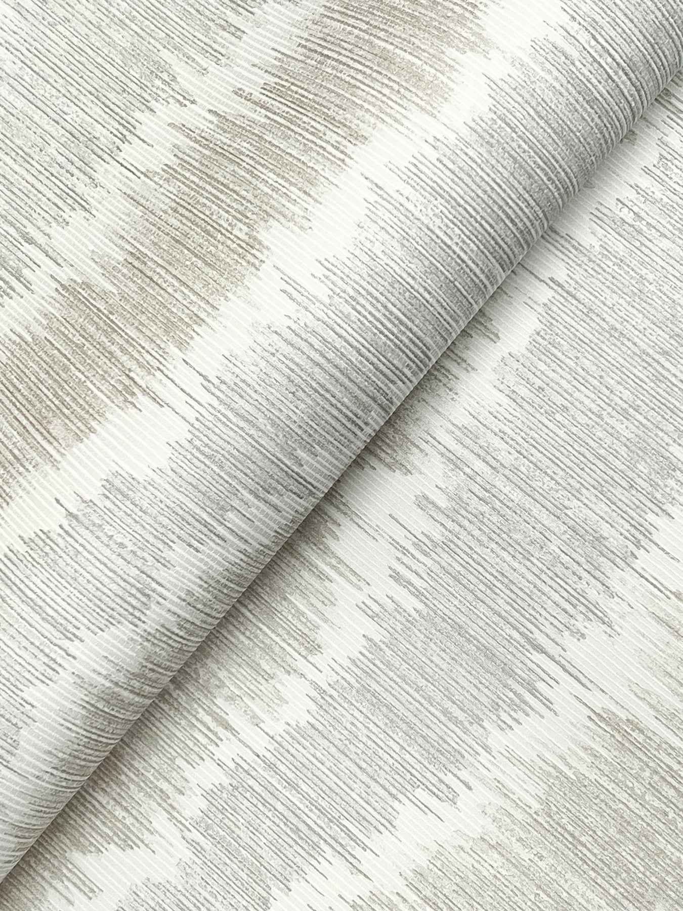 Wiggle Grey Ikat Stripe Wallpaper - York Wallcoverings - 4197-27868 - York Wallcoverings Wallpaper