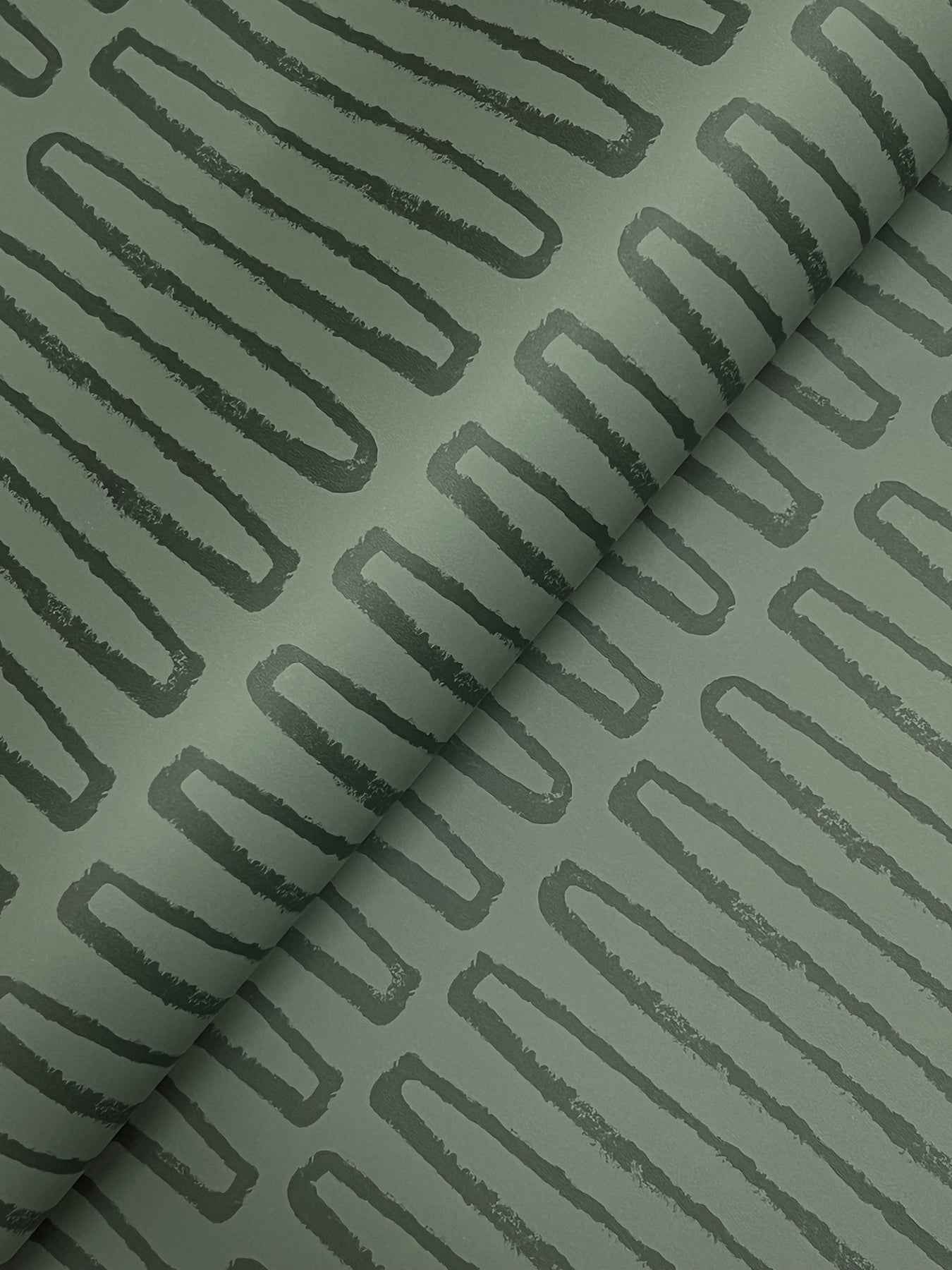 Lars Green Retro Wave Wallpaper - York Wallcoverings - 4197-27869 - York Wallcoverings Wallpaper