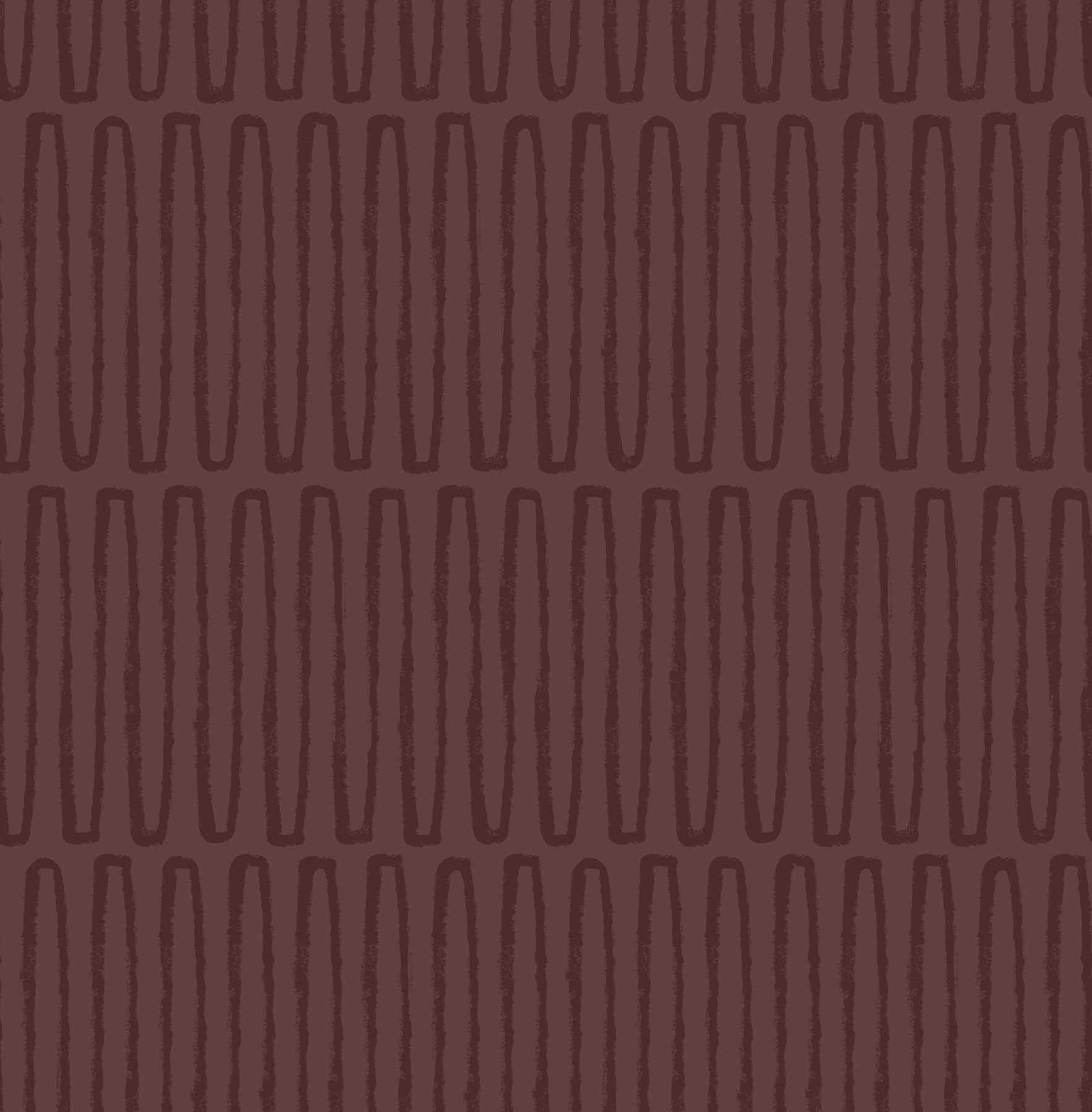 Lars Merlot Retro Wave Wallpaper - York Wallcoverings - 4197-27870