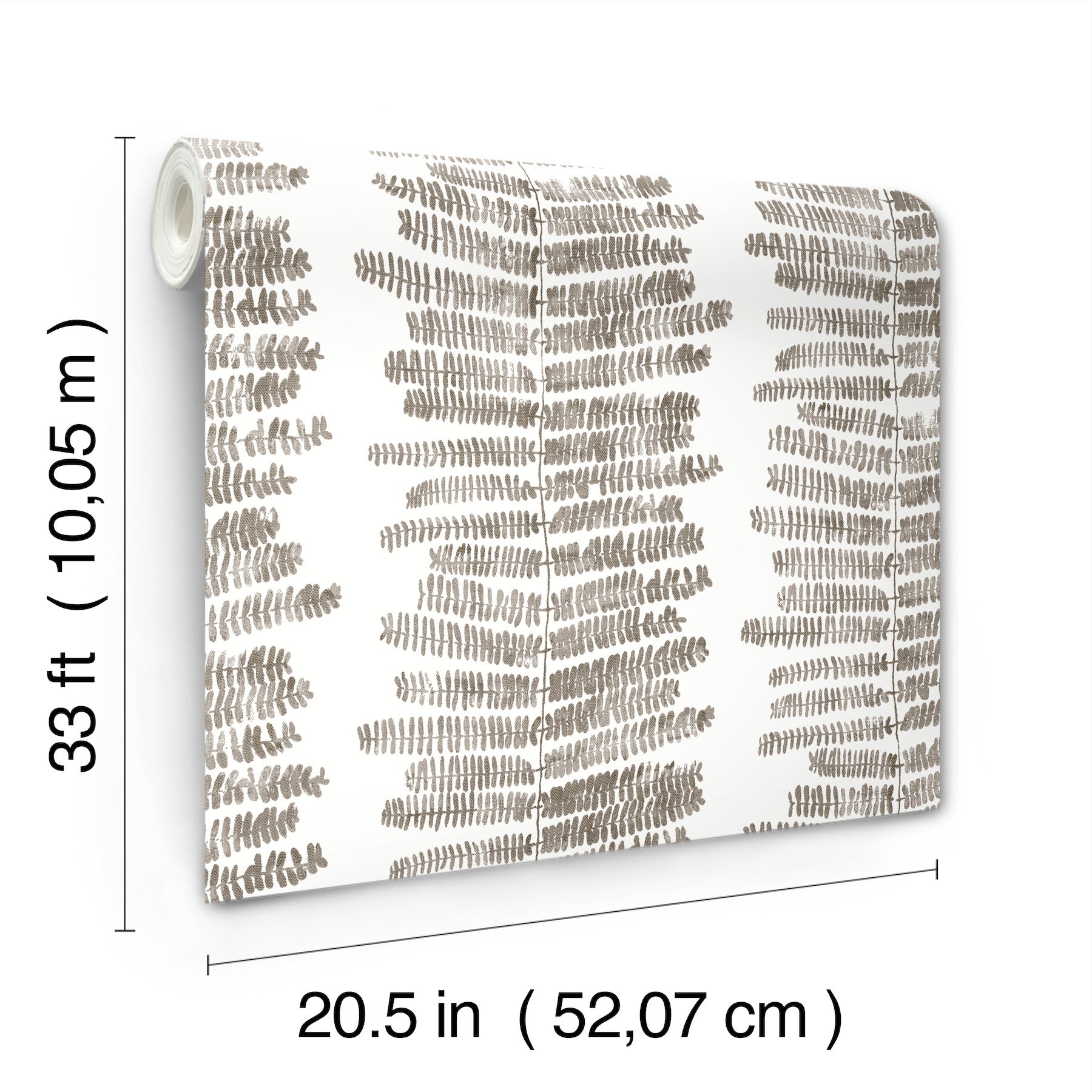 lumis-grey-fern-stripe-wallpaper-york-wallcoverings-4197-27879 - York Wallcoverings Wallpaper