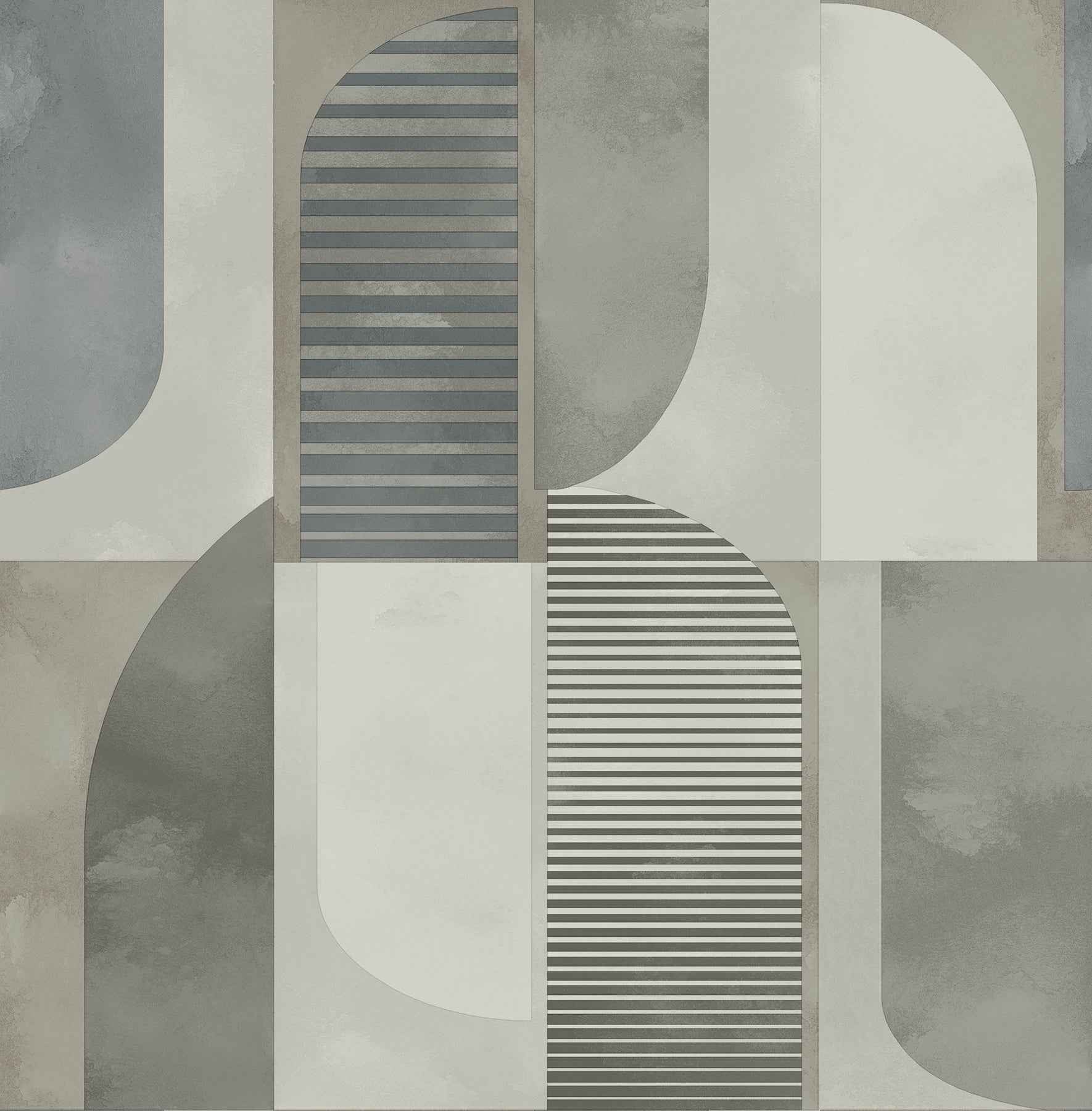Otto Slate Abstract Geometric Wallpaper - York Wallcoverings - 4197-27883