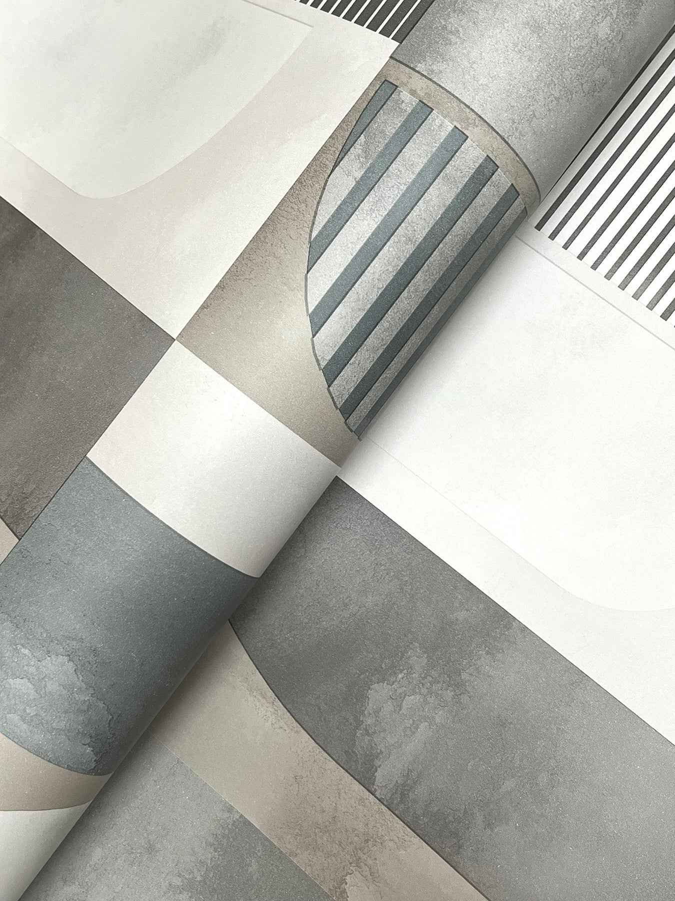 Otto Slate Abstract Geometric Wallpaper - York Wallcoverings - 4197-27883 - York Wallcoverings Wallpaper