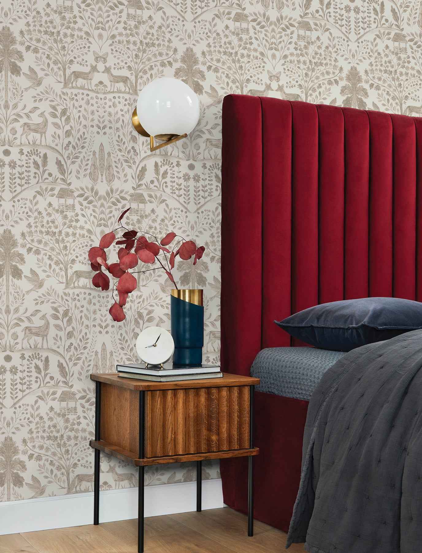 Anoki Beige Scenic Woodlands Wallpaper - York Wallcoverings - 4197-83757 - York Wallcoverings Wallpaper