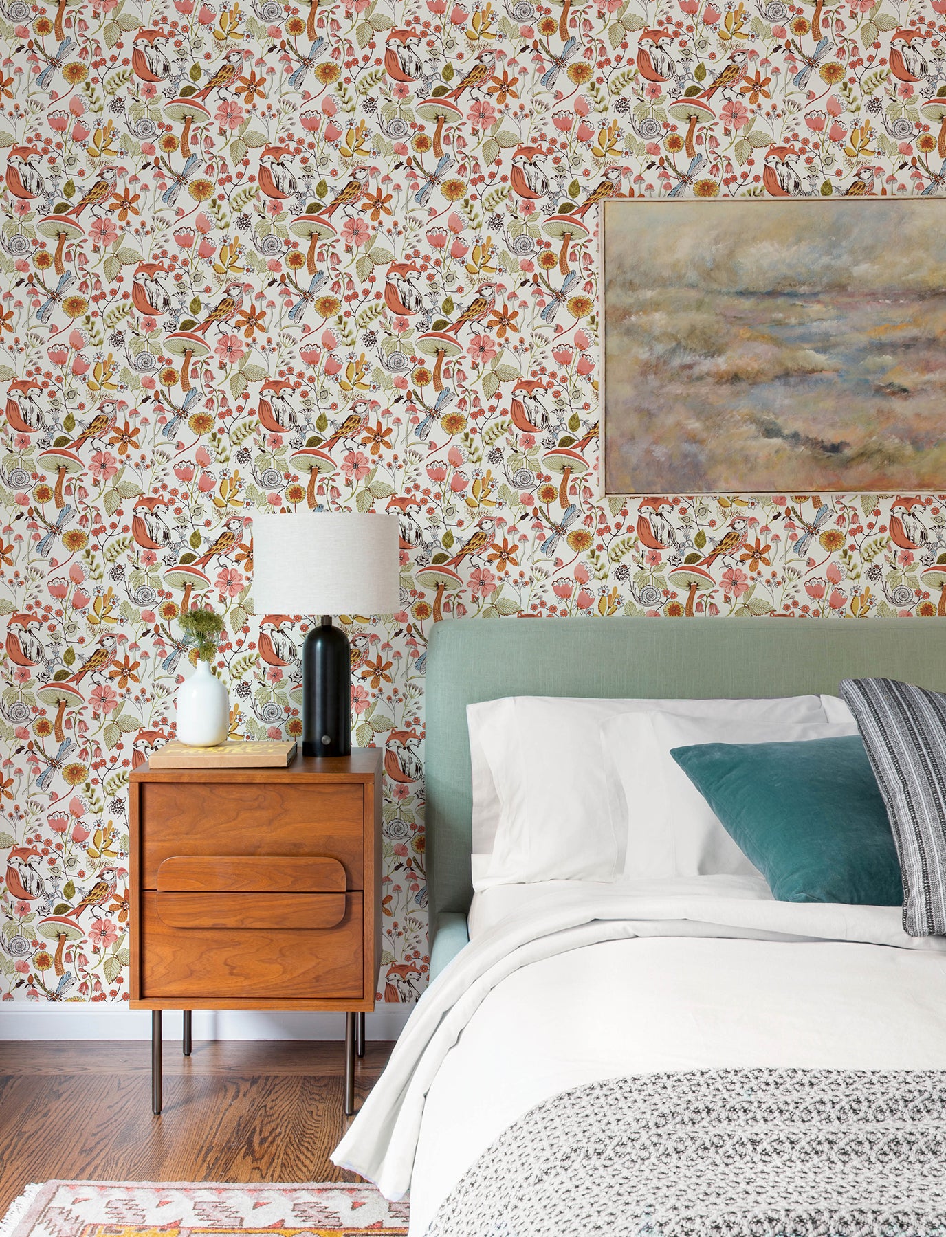 wonder-orange-woodland-animals-wallpaper-york-wallcoverings-4197-83760