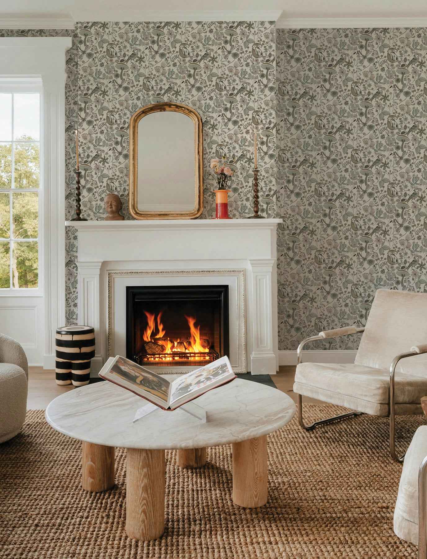 Wonder Chocolate Woodland Animals Wallpaper - York Wallcoverings - 4197-83762 - York Wallcoverings Wallpaper