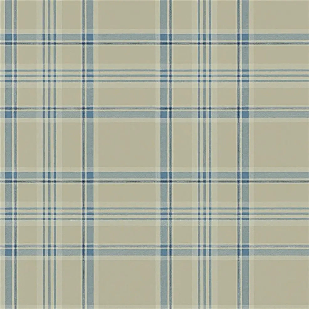 PRL5020/02 Deerpath Trail Plaid Slate Wallpaper by Ralph Lauren - The WorkRm