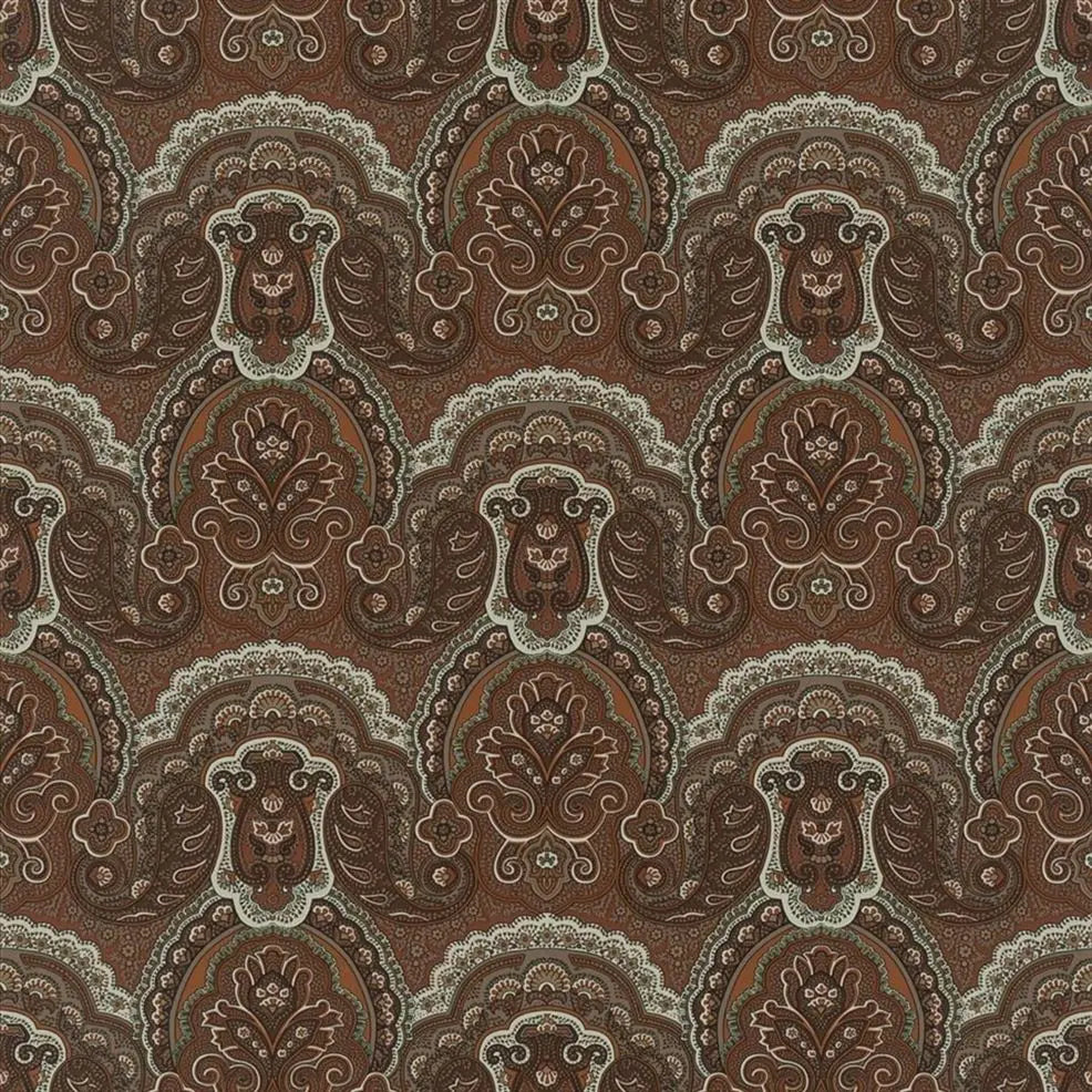 Ralph Lauren Wallpaper PRL034/04 Crayford Paisley Tobacco - The WorkRm