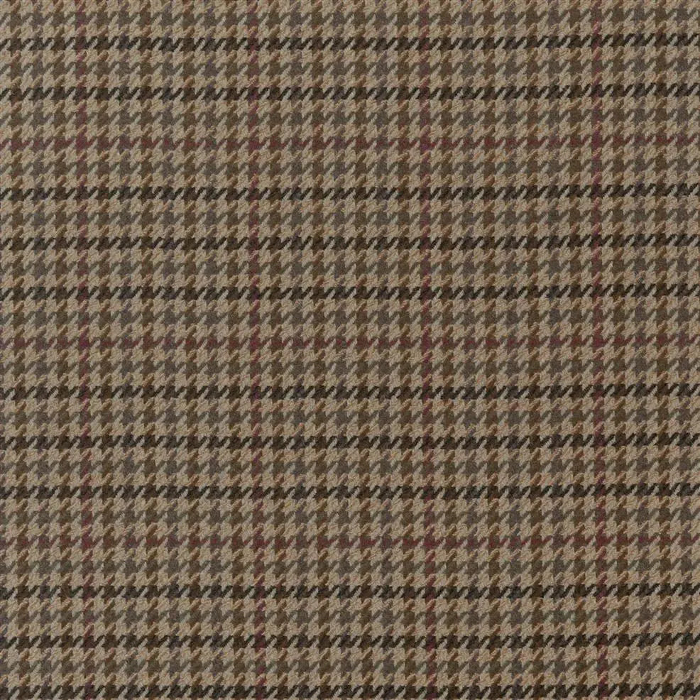 FRL5249-01 Acton Houndstooth (Prev: Glengarrif Plaid) Loden by Ralph Lauren - The WorkRm