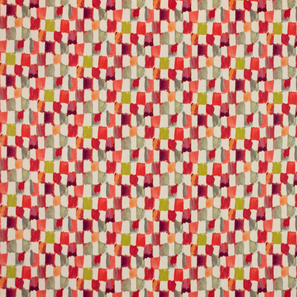 Brushstroke Check – Poppy - RM Coco Fabric
