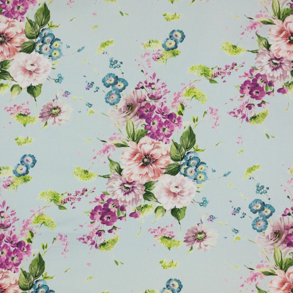 Rose Hill â Cornflower - RM Coco Fabric
