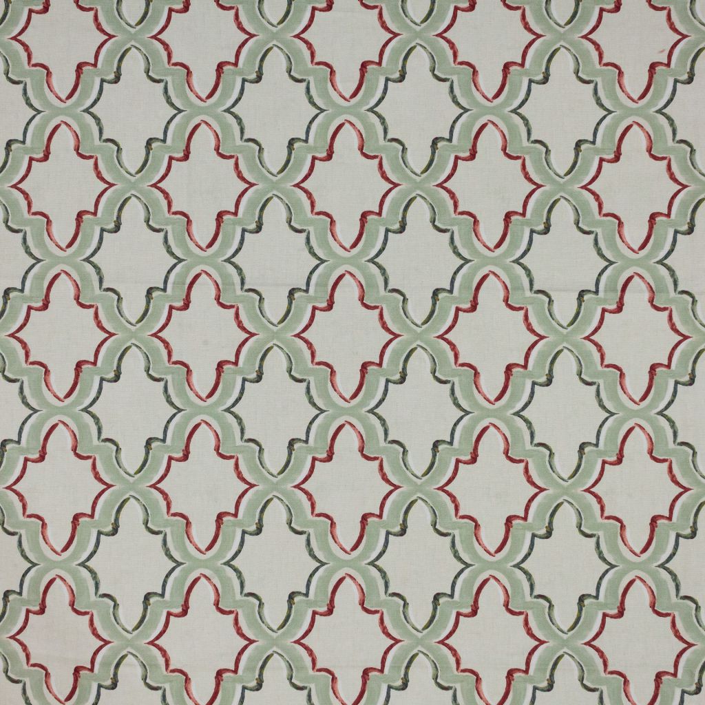 Constantinople Trellis â Tuscan Red - RM Coco Fabric