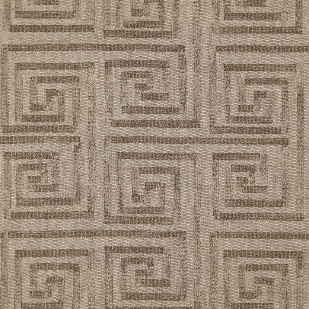 Corfu Fret – Linen - RM Coco Fabric