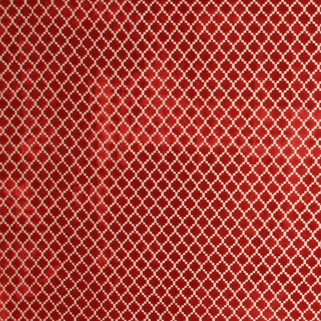 Pique Trellis – Red - RM Coco Fabric