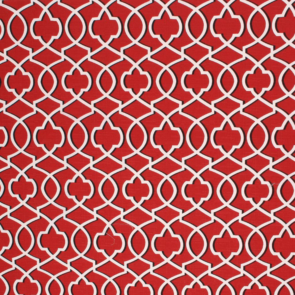 Nassau Trellis IO – Carmine Red - RM Coco Fabric