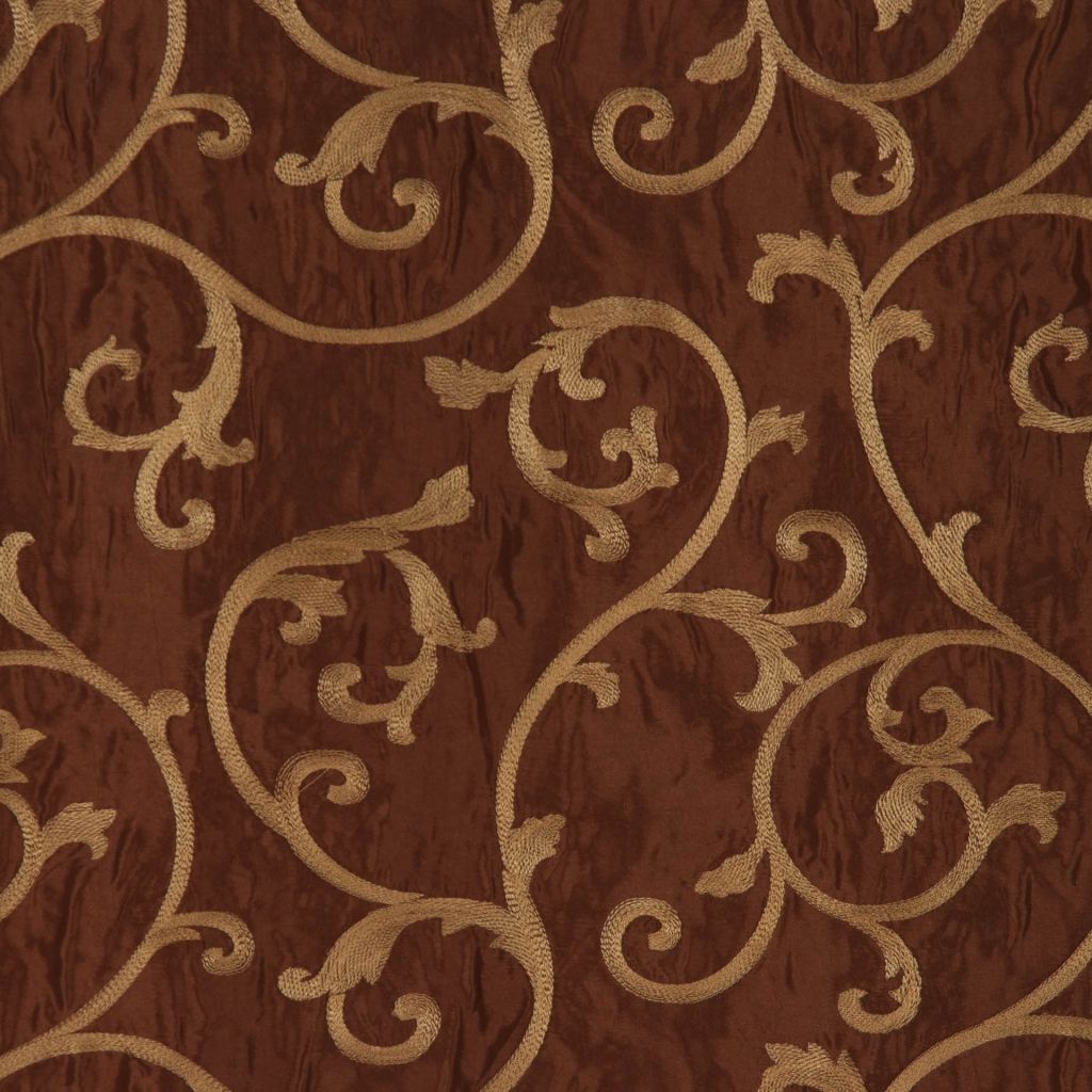CHURCHILL – CHOCOLATE EMBR - RM Coco Fabric