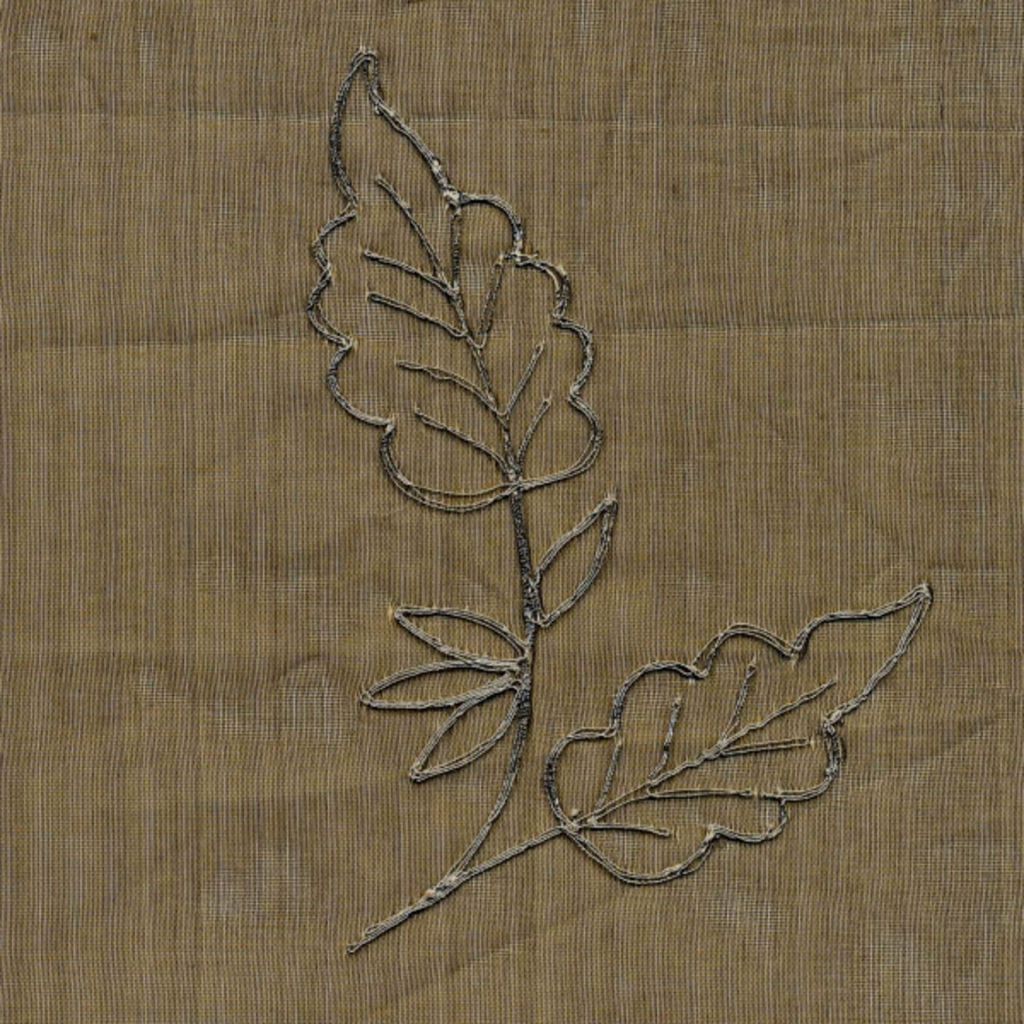 METALLIC LEAF – BROWN - RM Coco Fabric