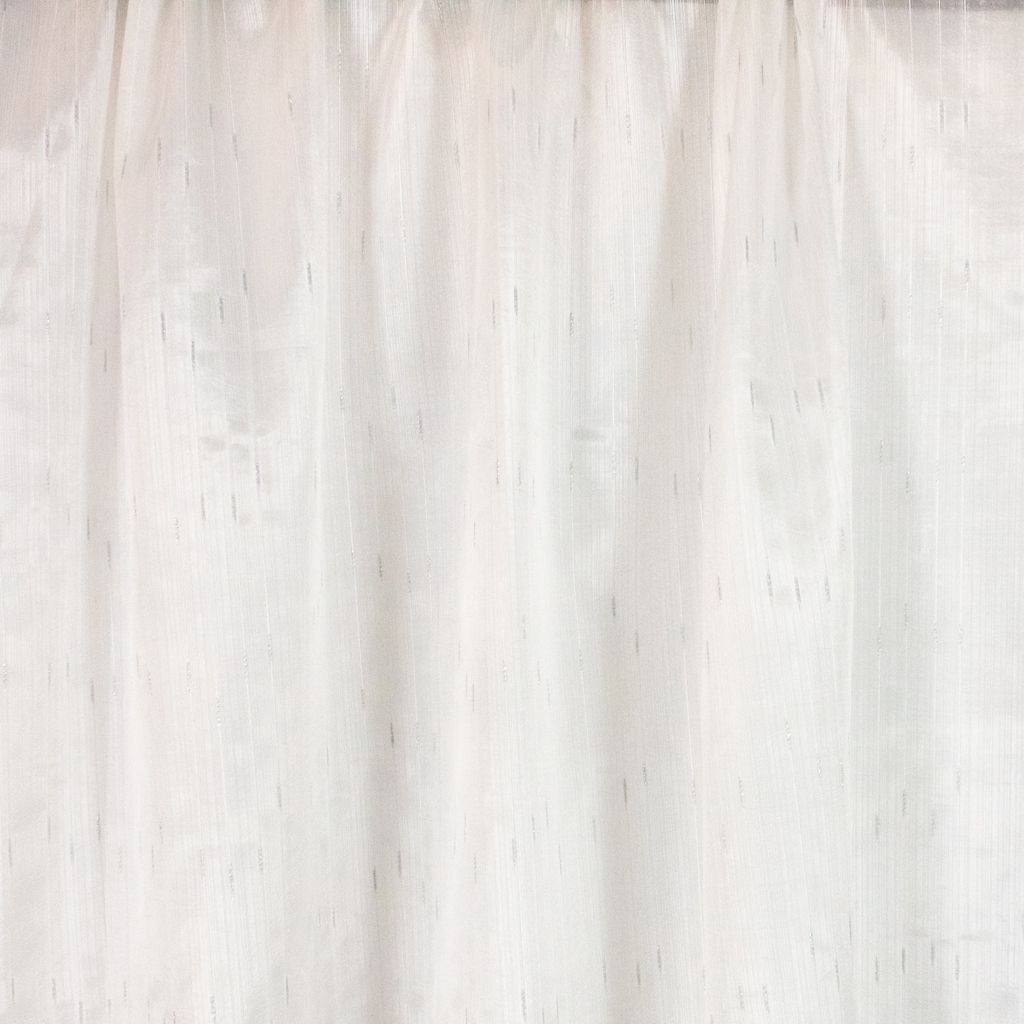 Zee – Silver Light - Woven Railroaded, Shown Turned