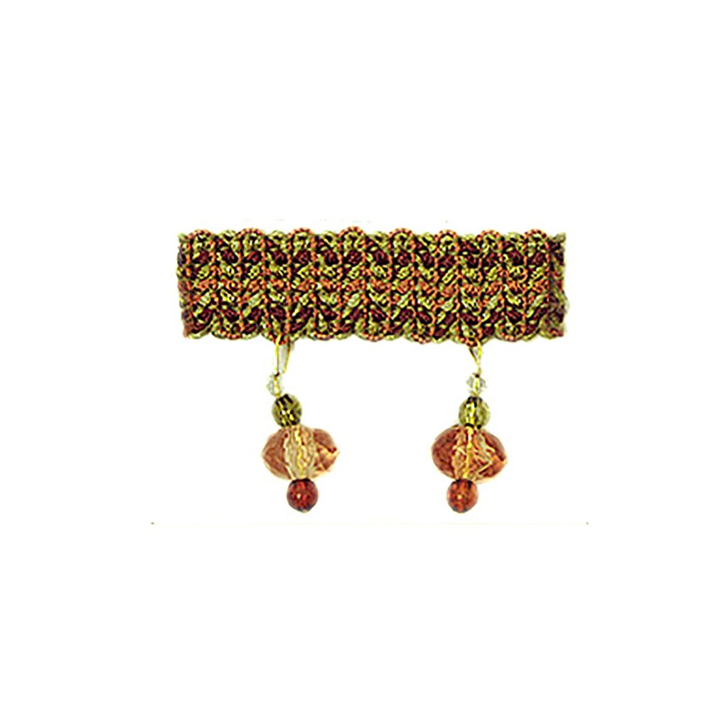 T1095 BEADED FRINGE – PLUM SURPRISE