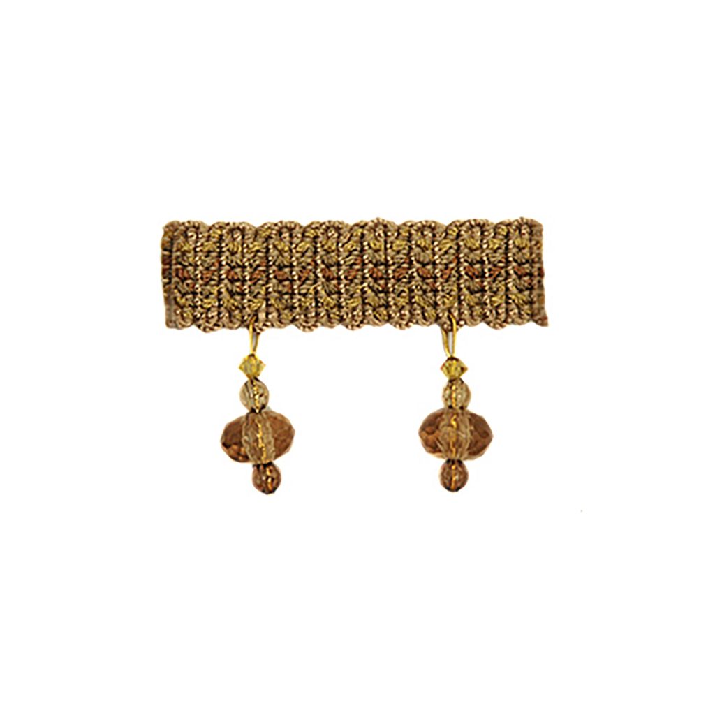 T1095 BEADED FRINGE â WARM TAUPE