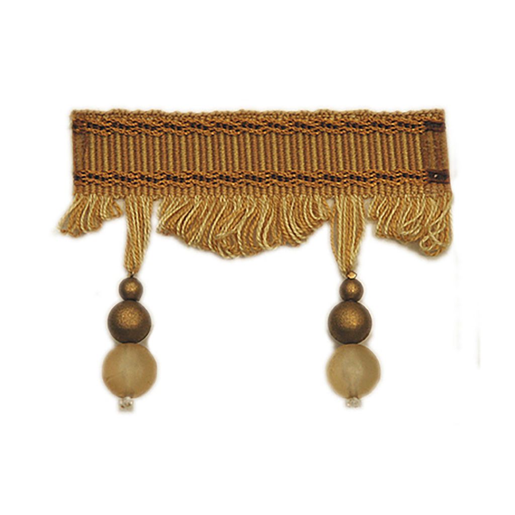 92072 BEADED TASSEL FRINGE â CITY GOLD