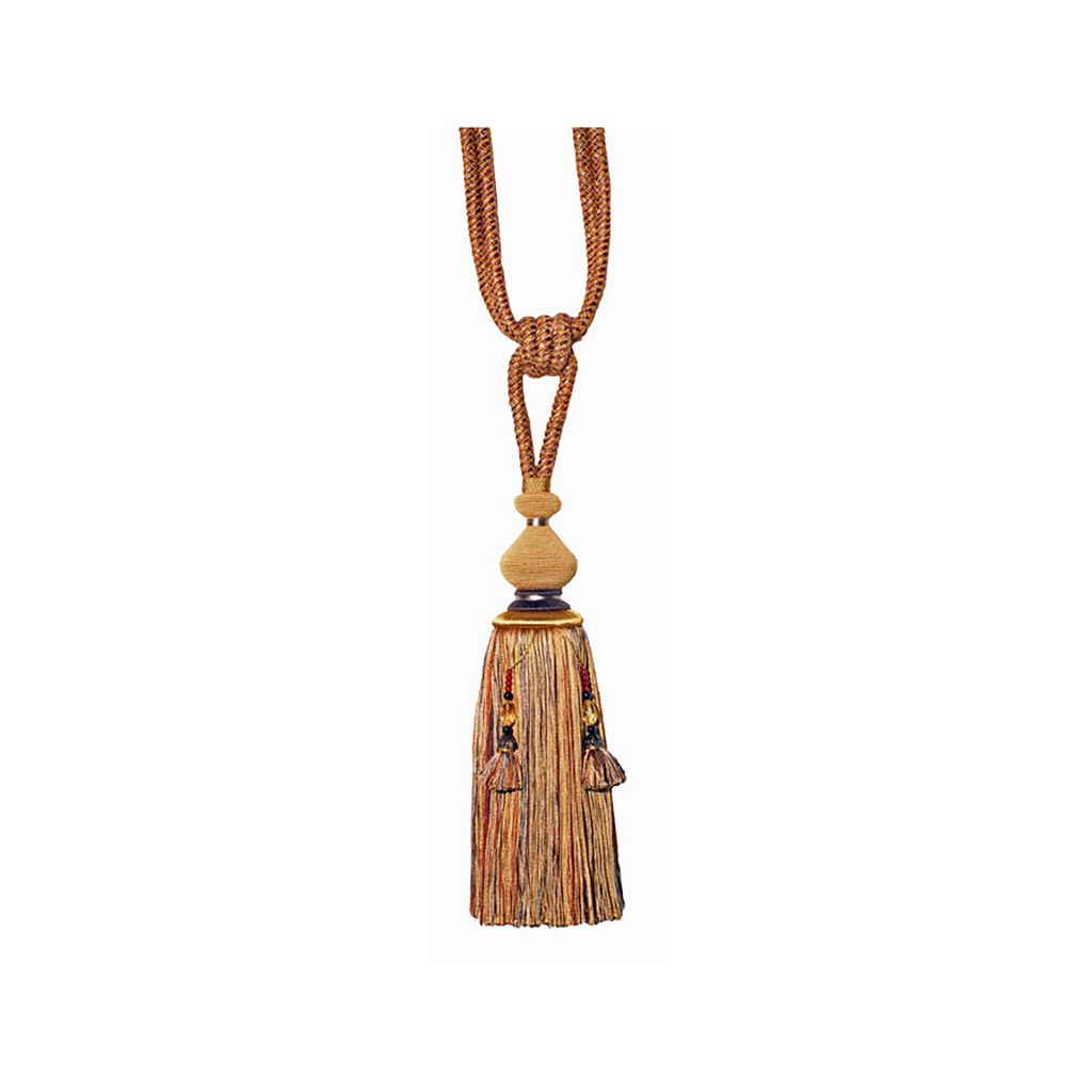 T1113 BEAD TIEBACK â GOLDEN MIST BEAD TIEBACK