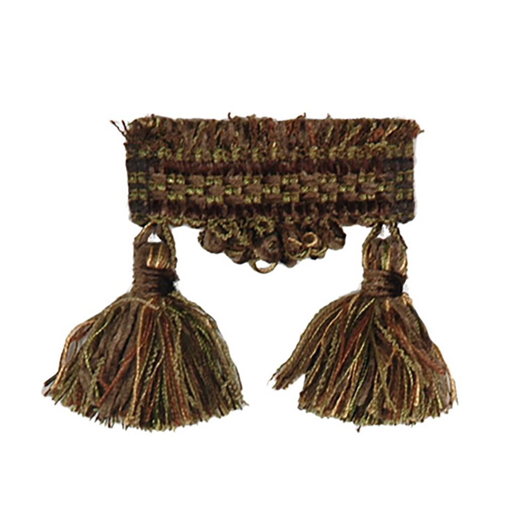 T1114 TASSEL FRINGE â MOCHA THYME TASSEL FRINGE - RM Coco Trim