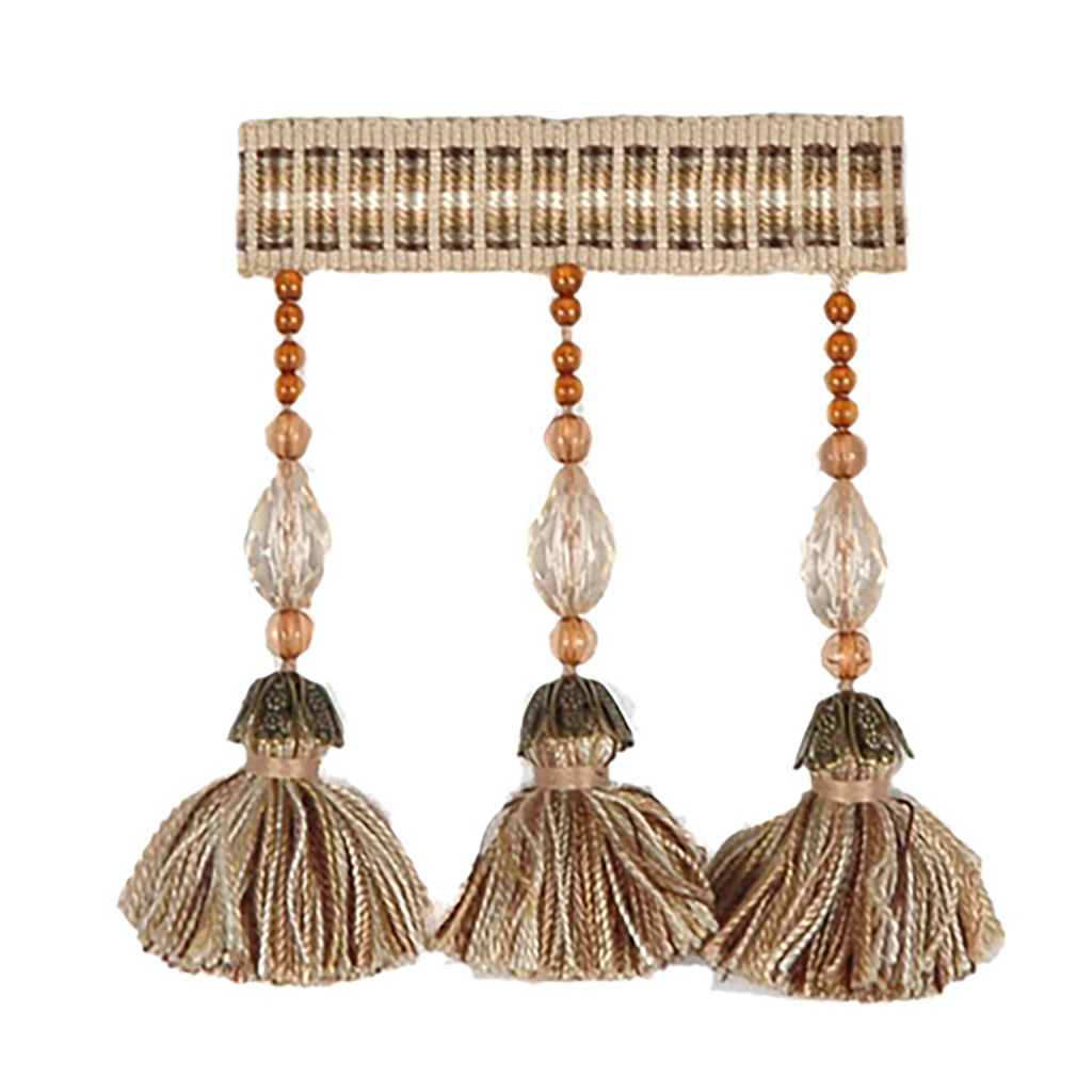 T1115 BEAD TASSEL F â QUARRY STONE BEAD TSL FRI