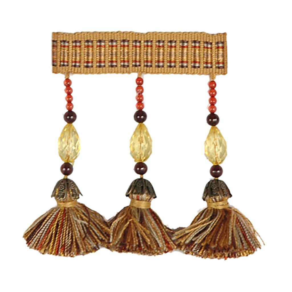 T1115 BEAD TASSEL F â GOLDEN MIST BEAD TASSEL F