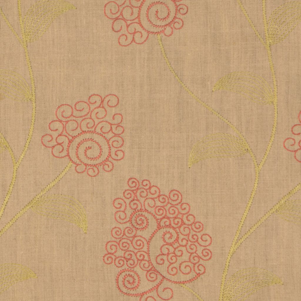 SEINFELD – NATURAL/MAROON - RM Coco Fabric