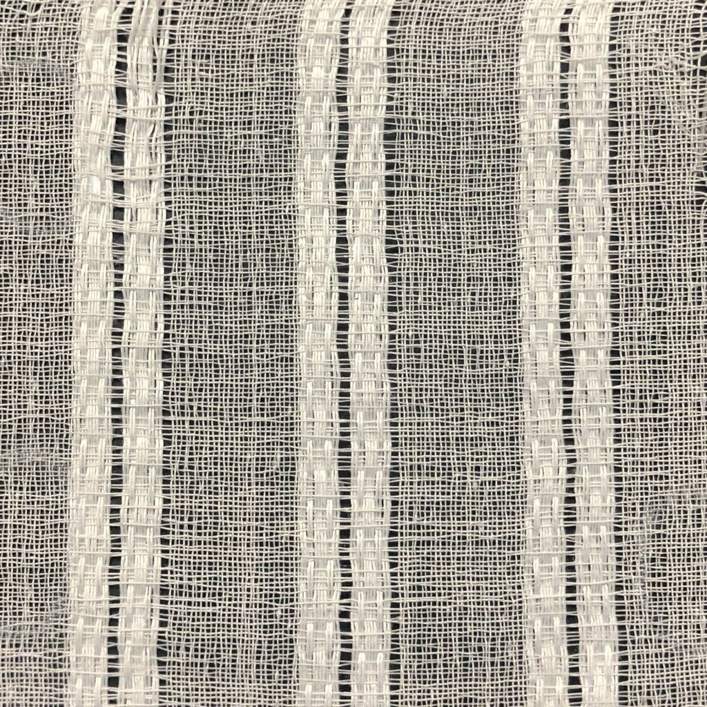 Between The Lines Wide-Width Sheer â Chalk - RM Coco Fabric